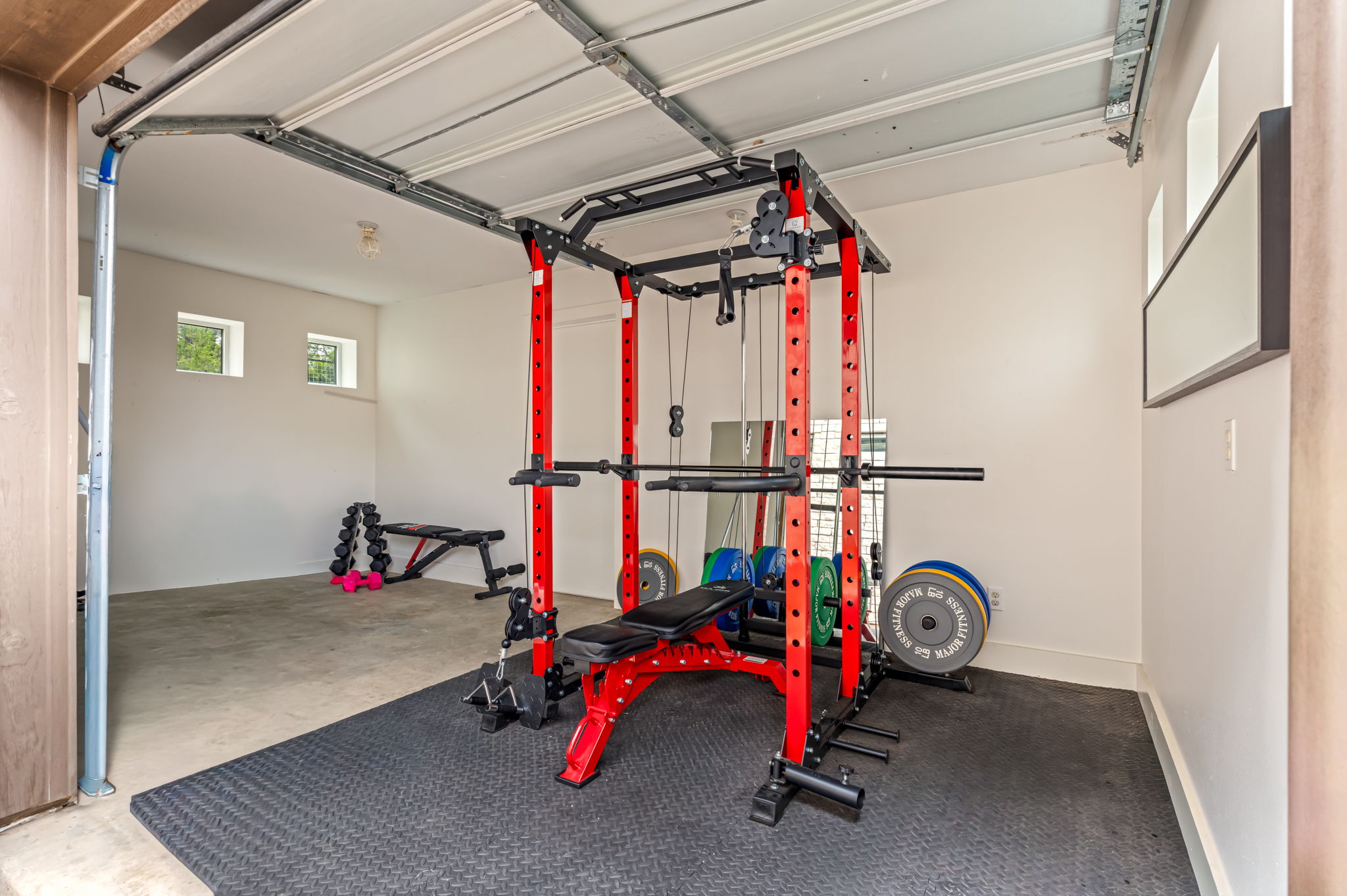 Fully equipped home gym to keep up your fitness routine