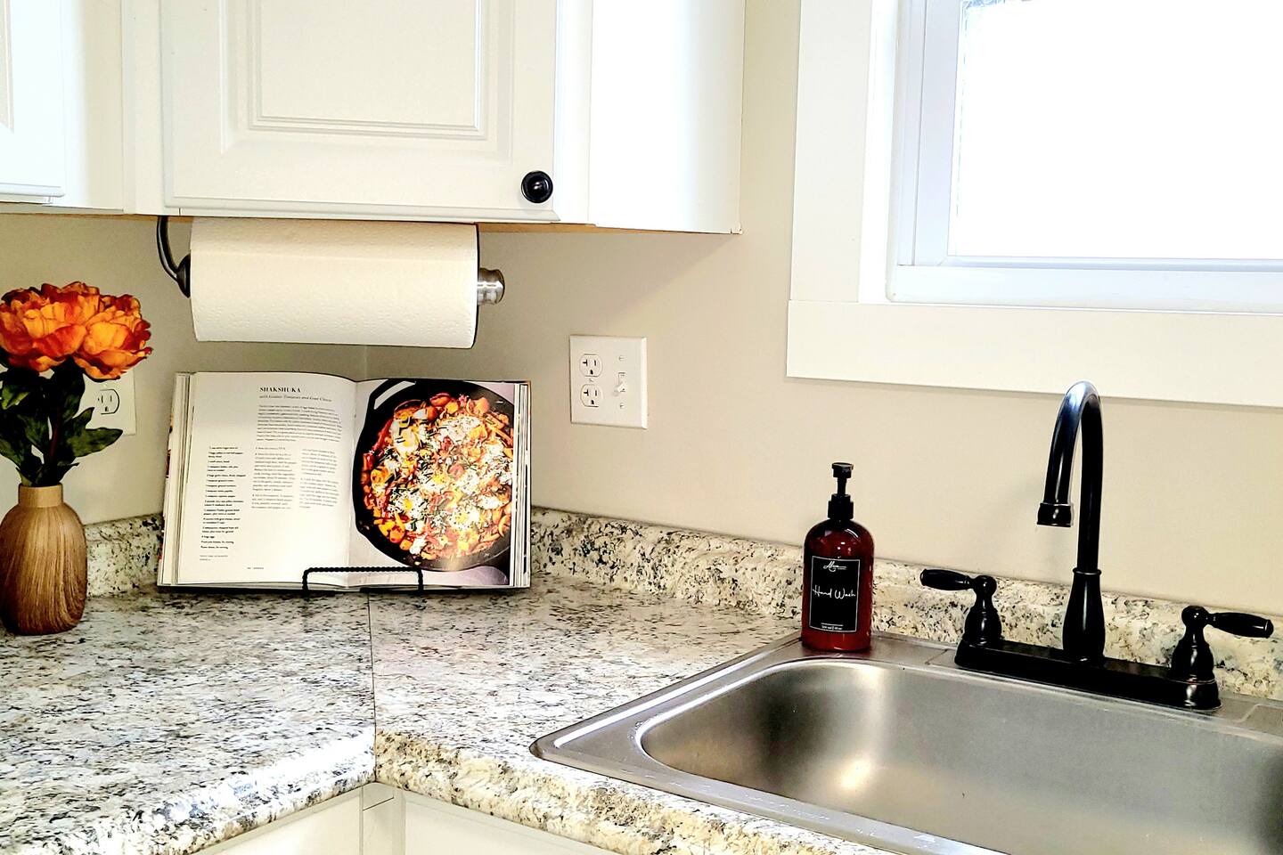 Cook yourself your favorite meals in our well supplied kitchen.