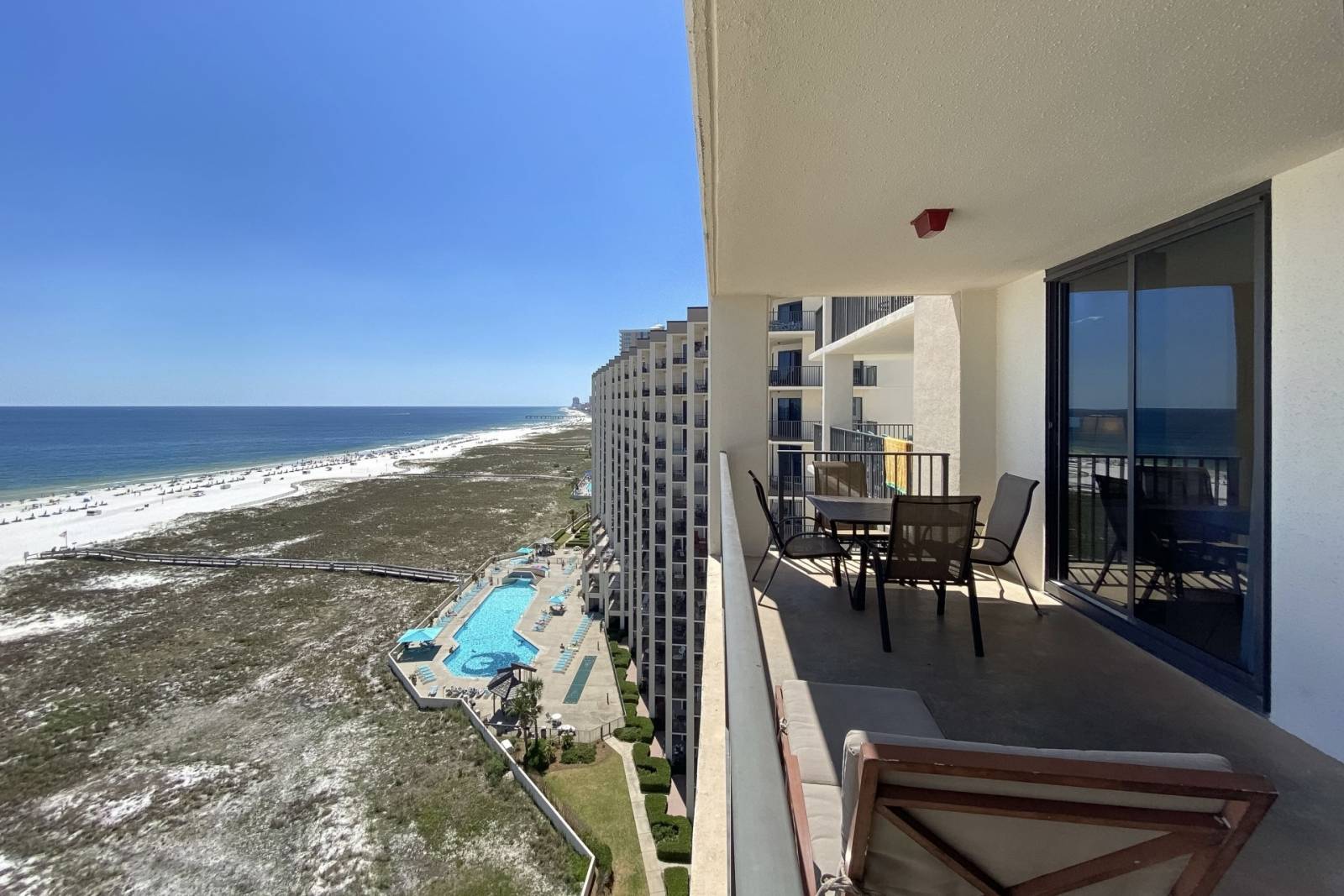 Balcony with a view