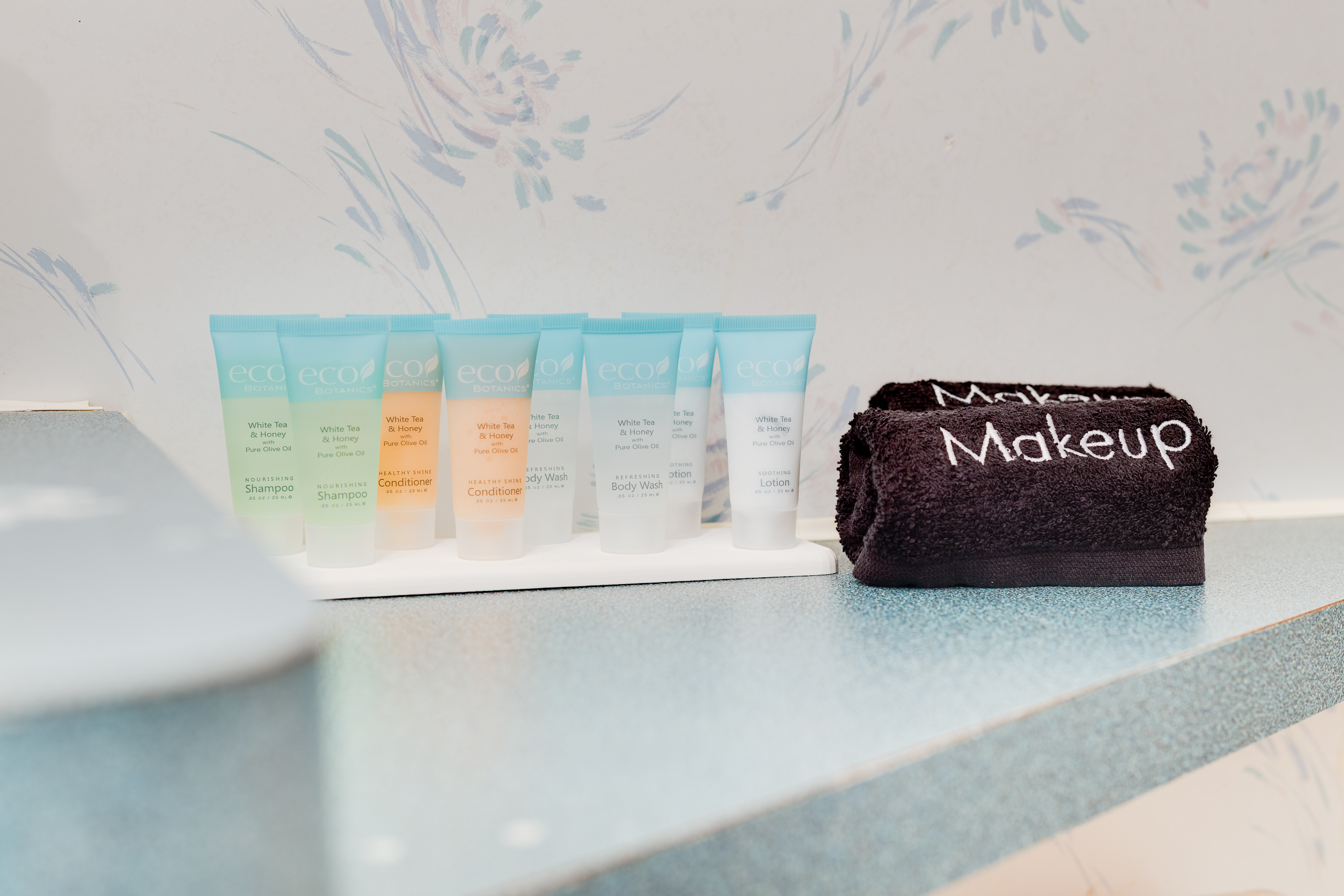 Shampoo, Conditioner, & Body Wash Provided