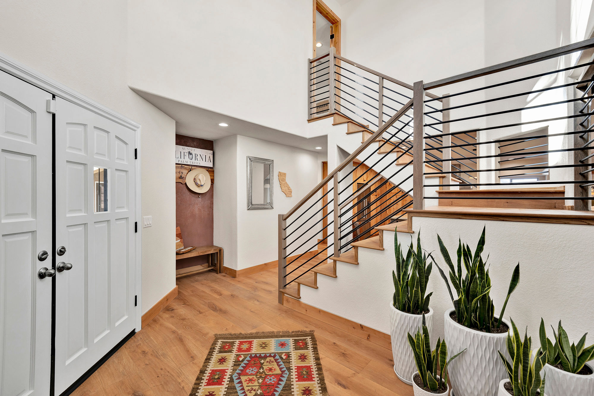 Entry looking toward the stairs