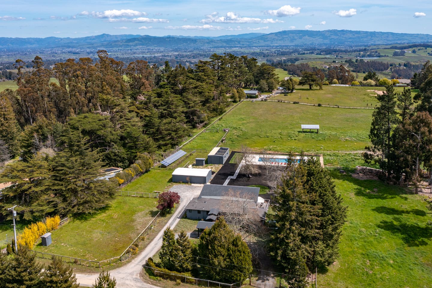 Serene haven in a quiet neighborhood. 