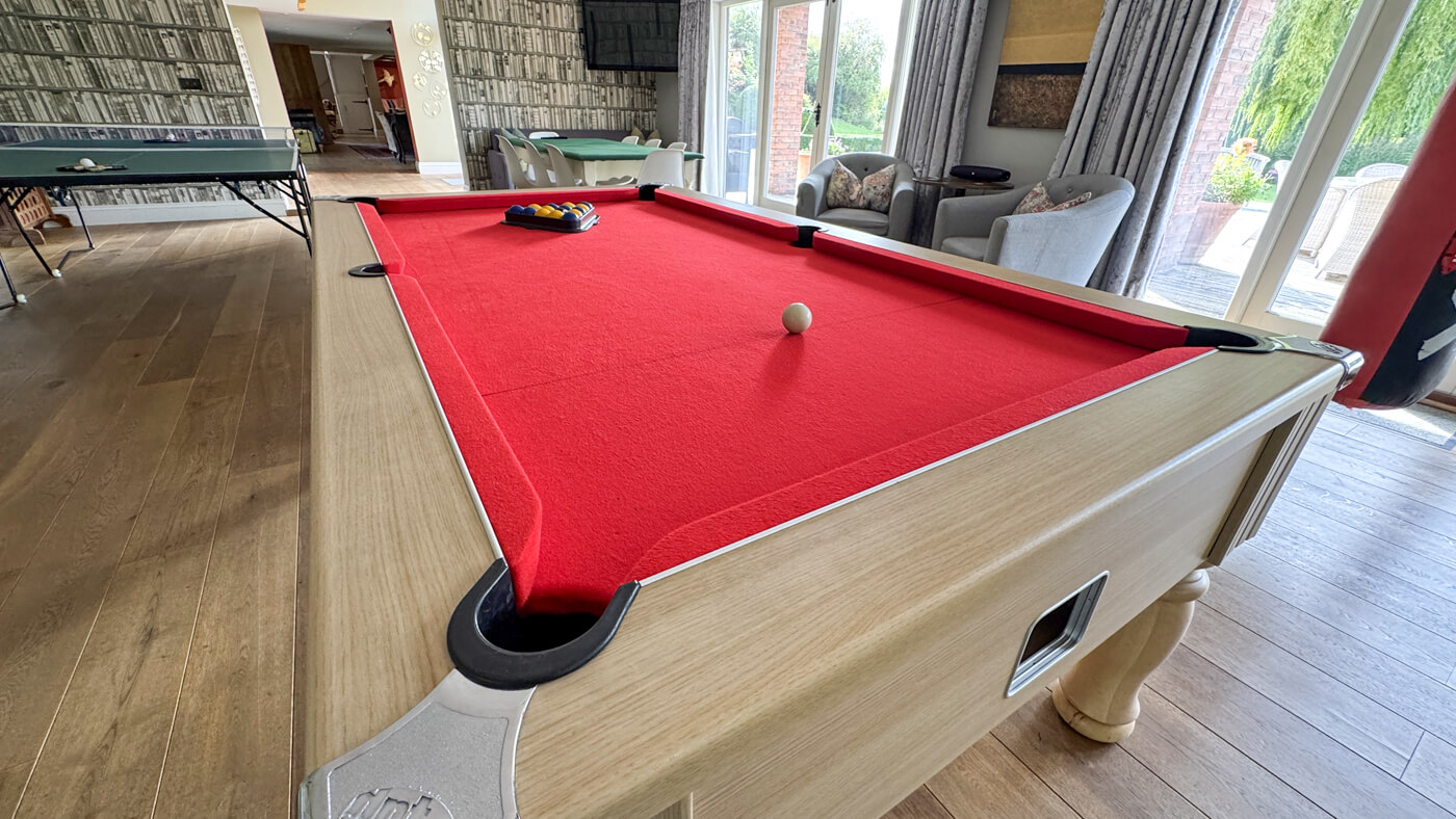 Game room pool table