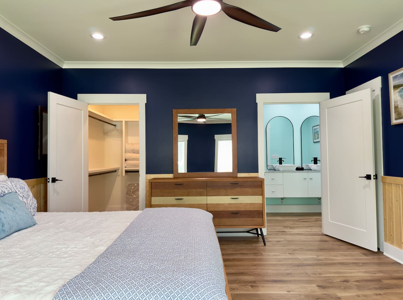Enjoy a bold, cozy space designed with your comfort in mind.
