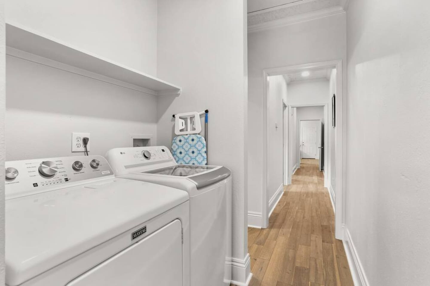 No need to overpack with your own new washer and dryer and complimentary detergent for a mid-stay wash! Plus iron and ironing board to get you ready for a night out!