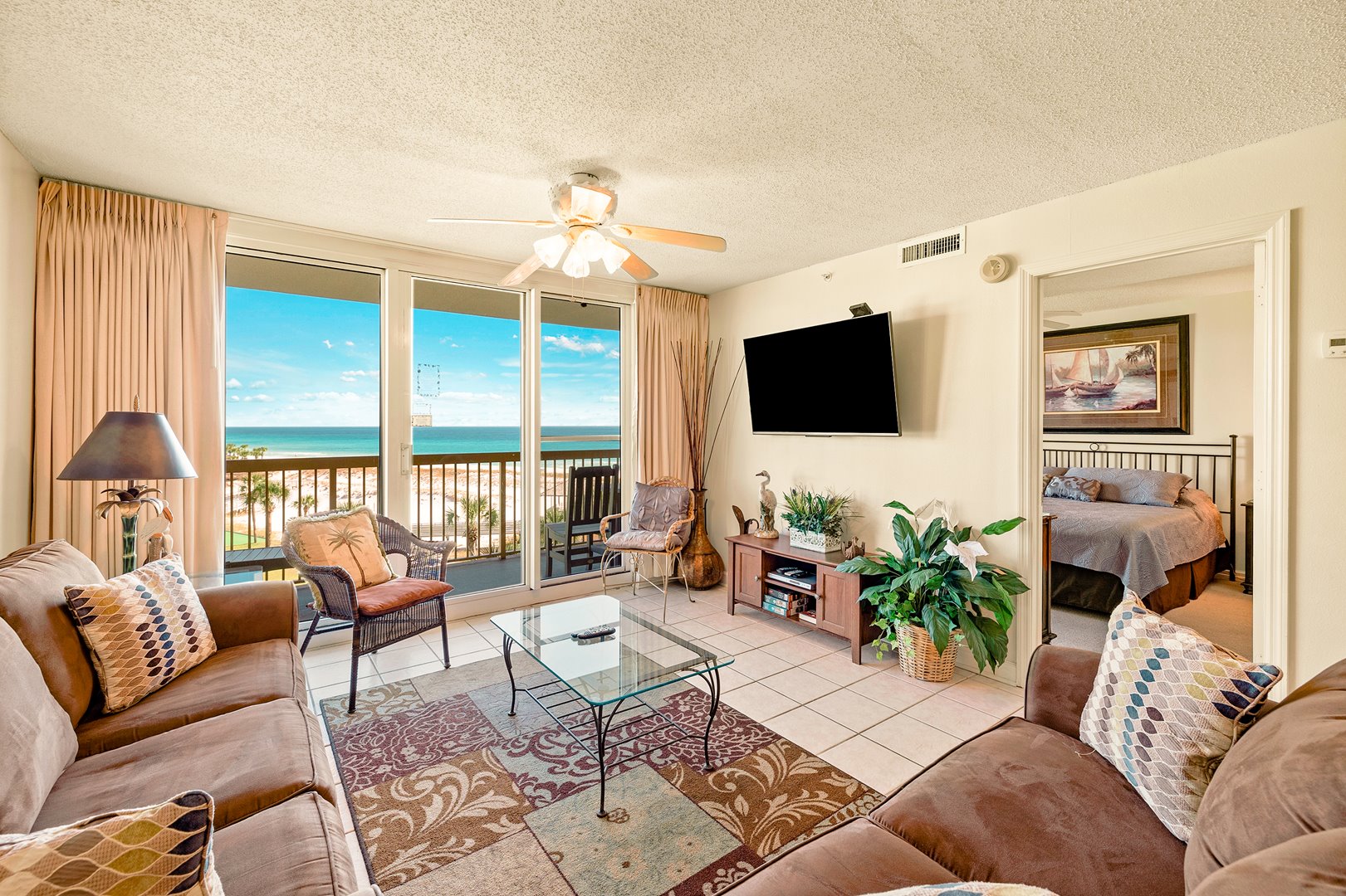 Gulf Views from living room