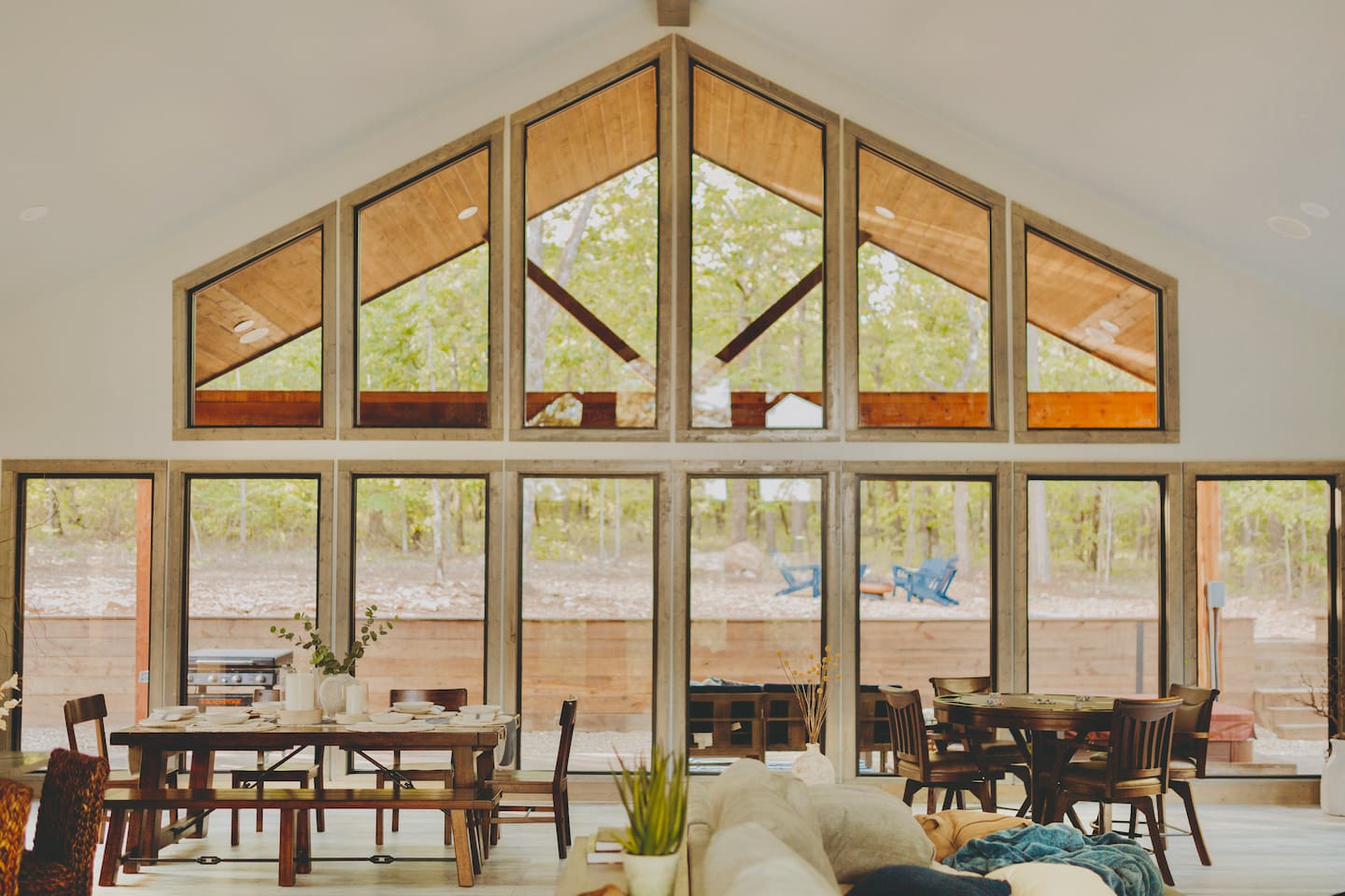 Walk through the door to this beautiful view of the woods