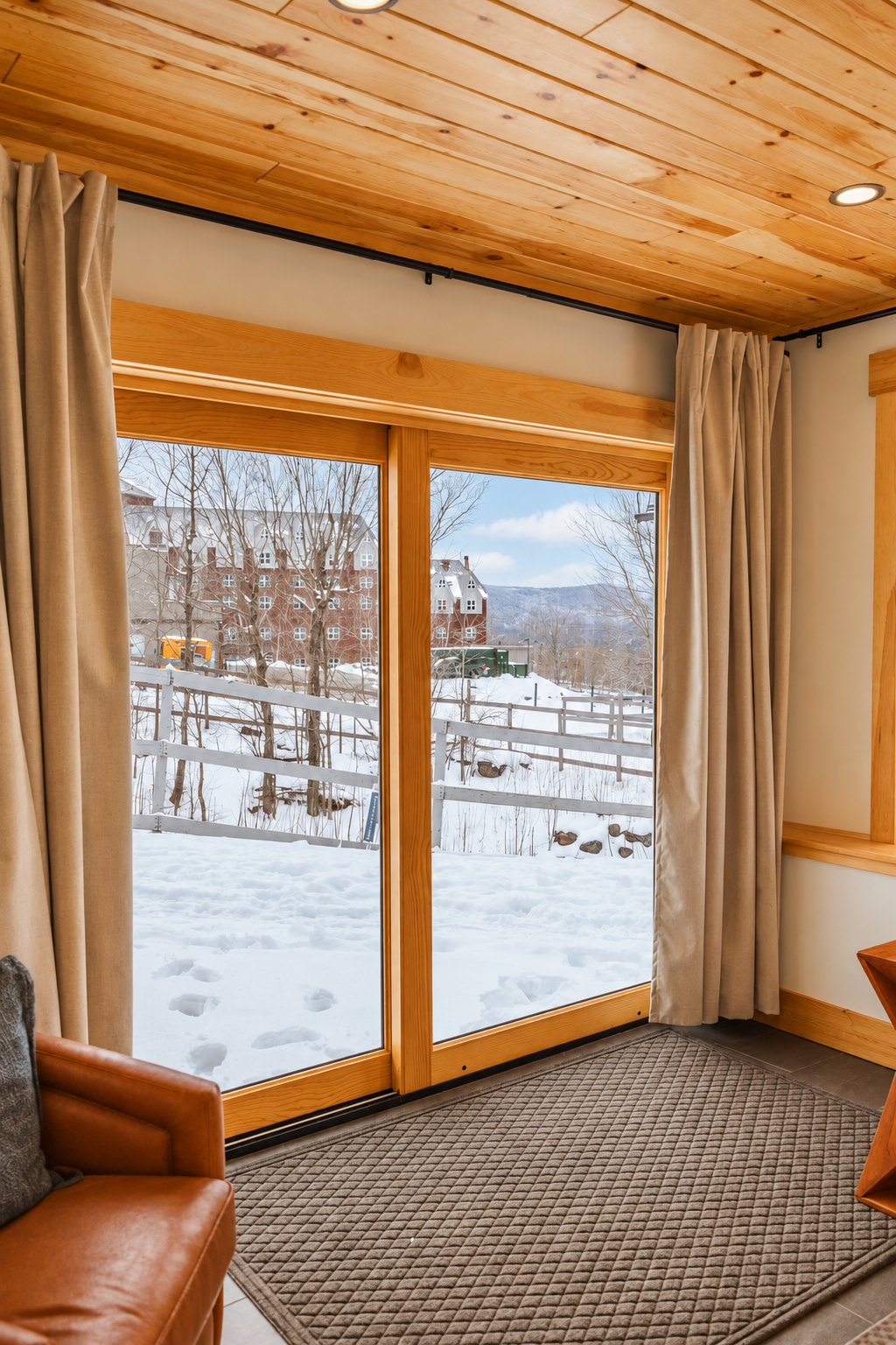 View from living room door