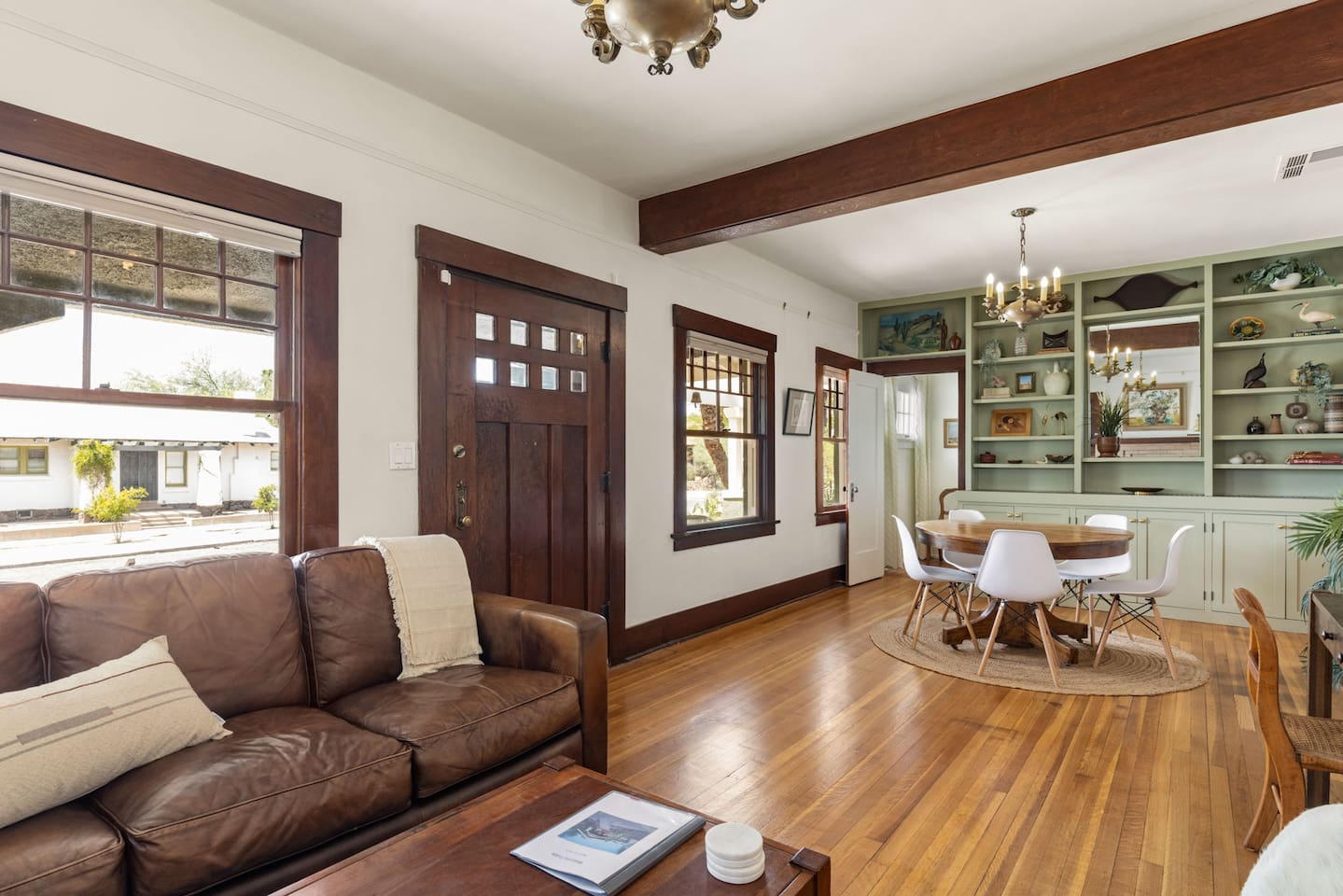 comfortable sofa and spacious living area