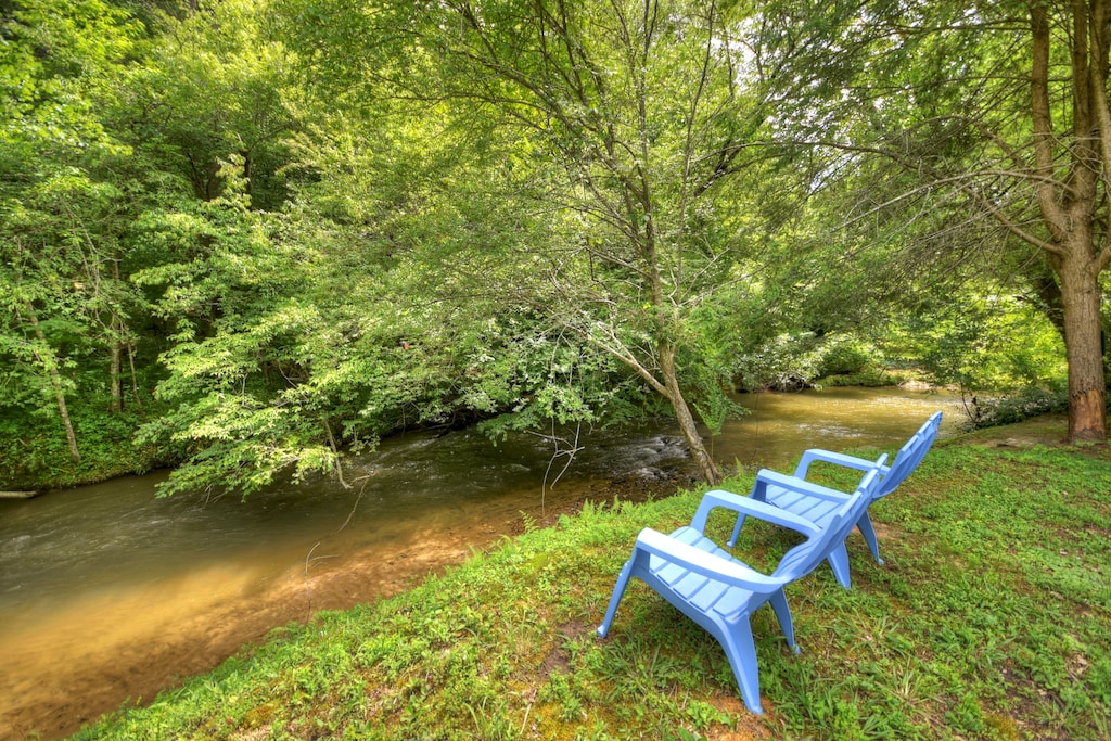 Hemptown Creek right out your back door. 
