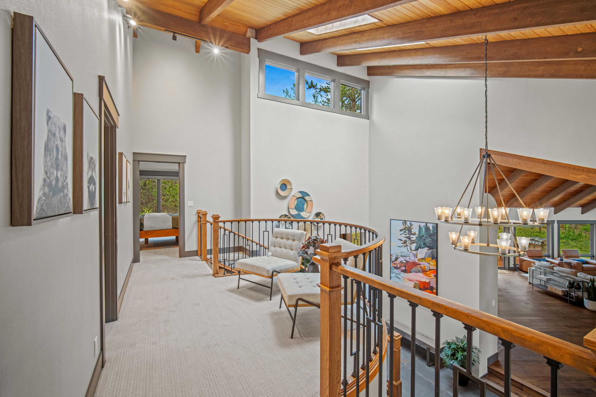 Upstairs sitting area