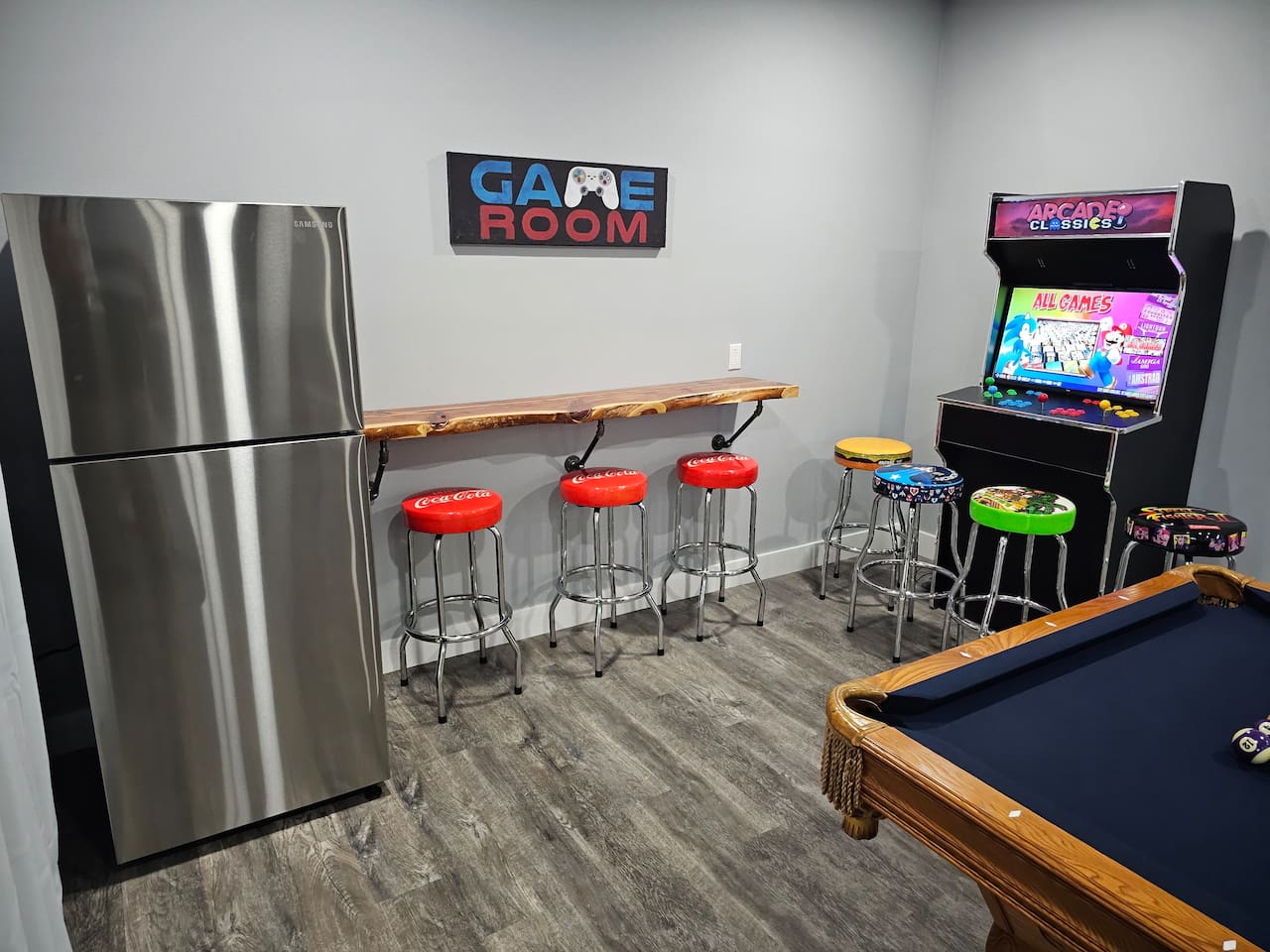 Plenty of room for friendly competition and fun.