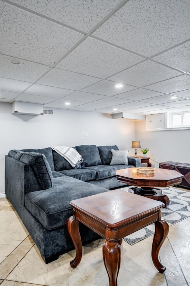 Lower Level Living Area