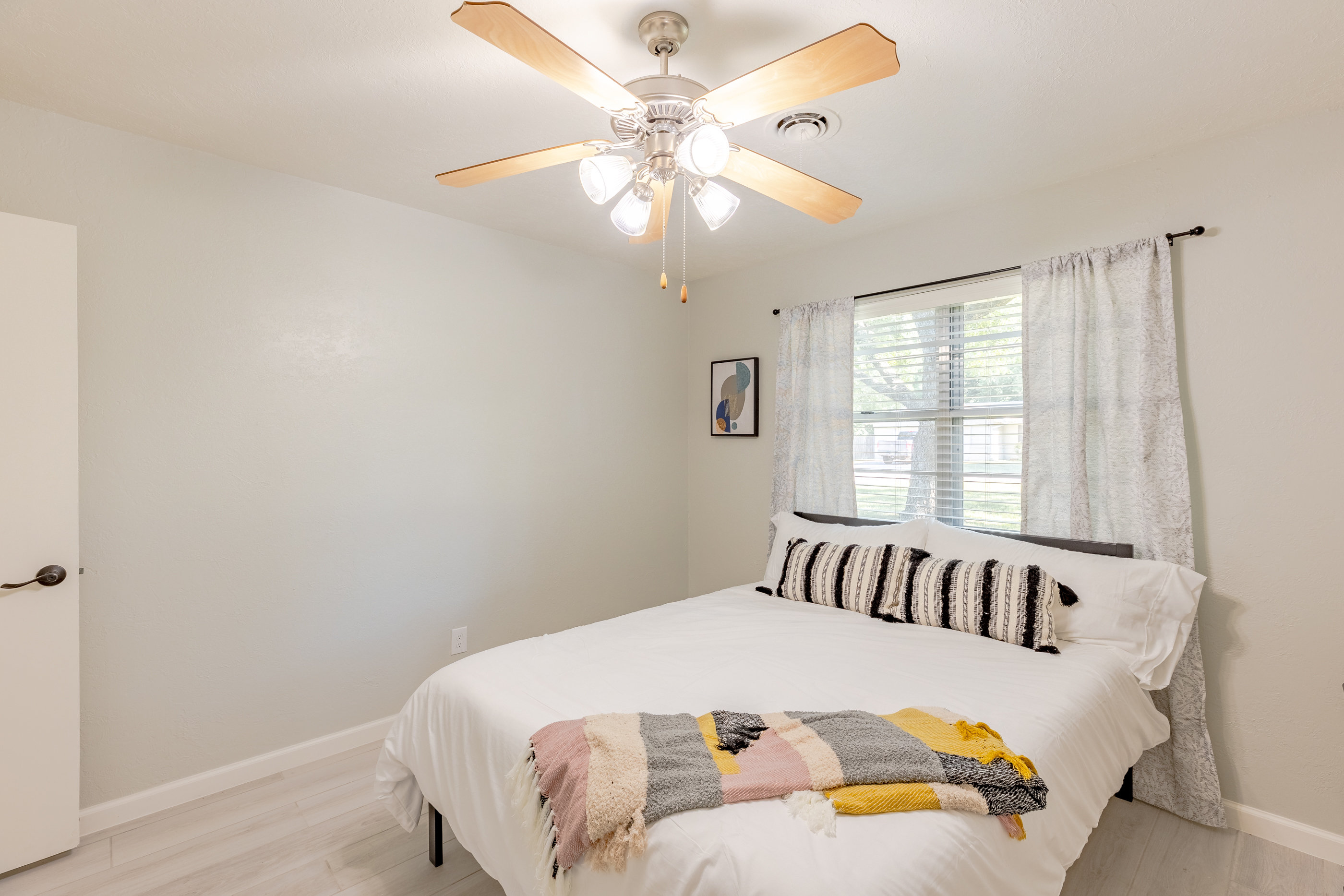 Inviting queen bedroom—perfect for friends, family, or extra guests.