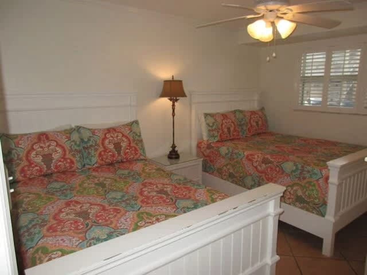 Bedroom with double beds