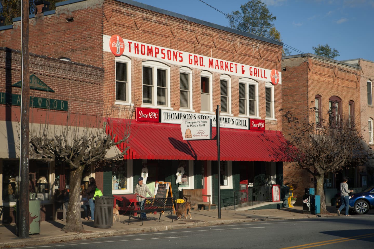 Visit the town of Saluda just up the hill.