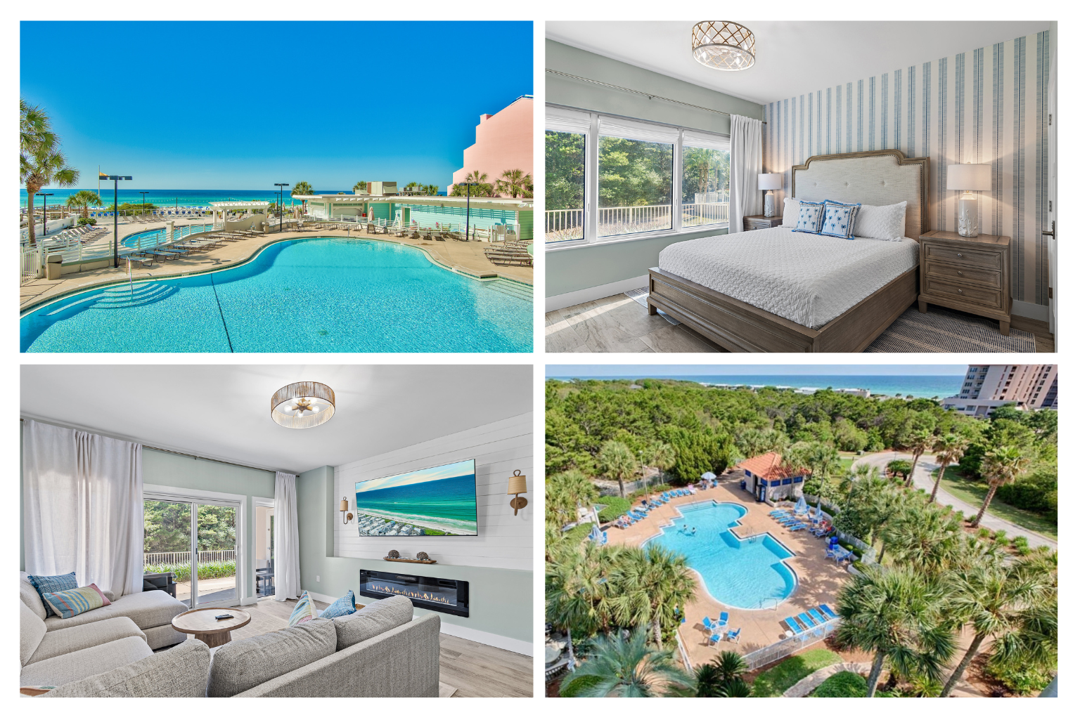 Welcome to Tops'L Summit 106B! This Spacious and Fully-Remodeled Condo is Professionally Designed, close to the Resort's Private Beach, comes Fully-Stocked, and offers access to 4 Pools!