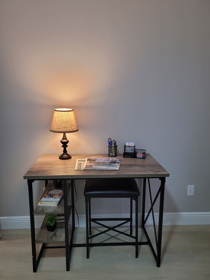 A beautiful dedicate work space.