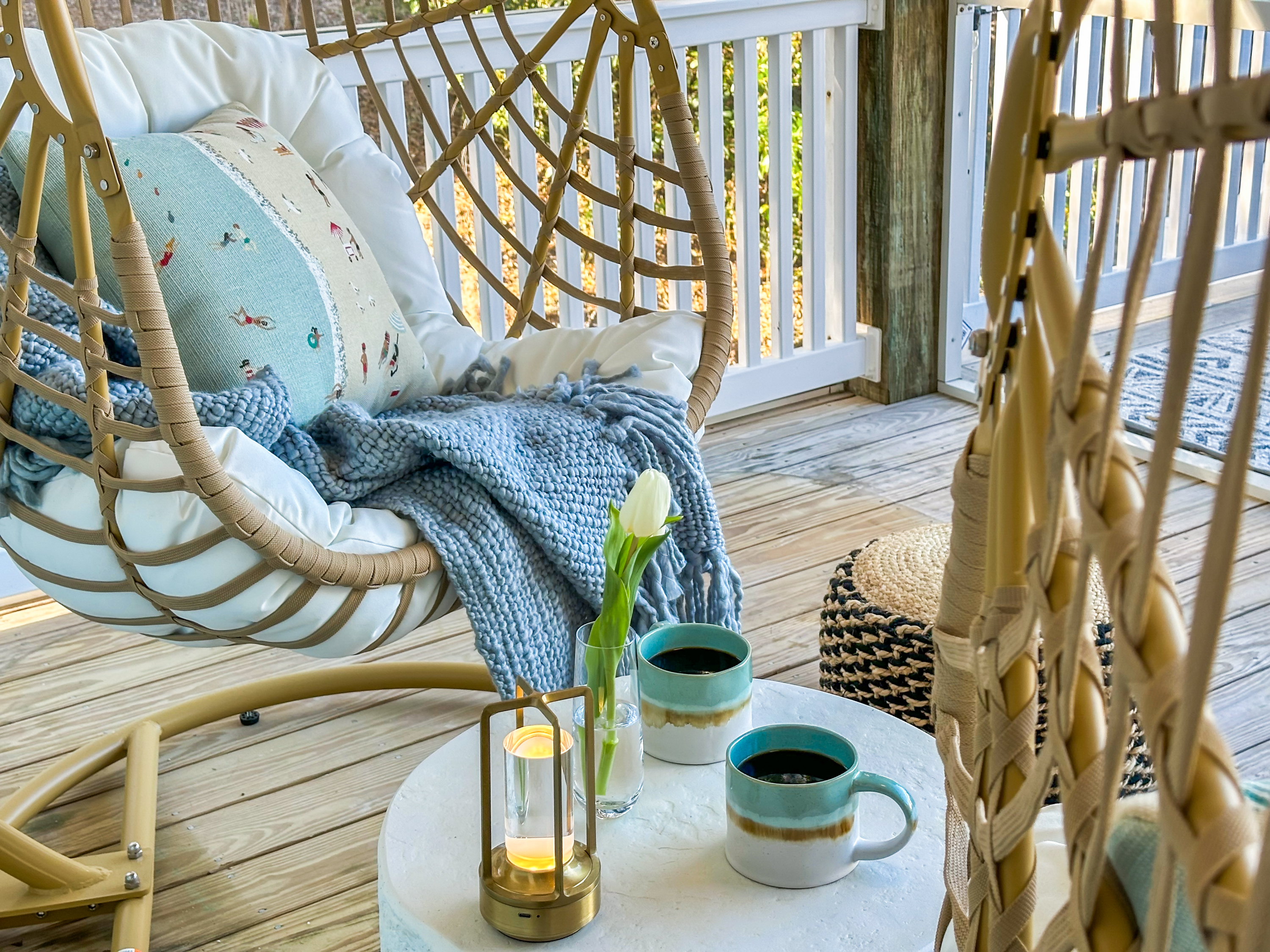 Put your feet up and enjoy that first cup of coffee in the morning.