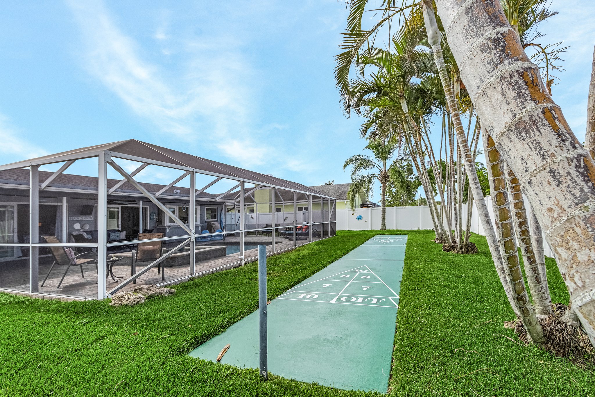 Play some friendly games of Shuffleboard