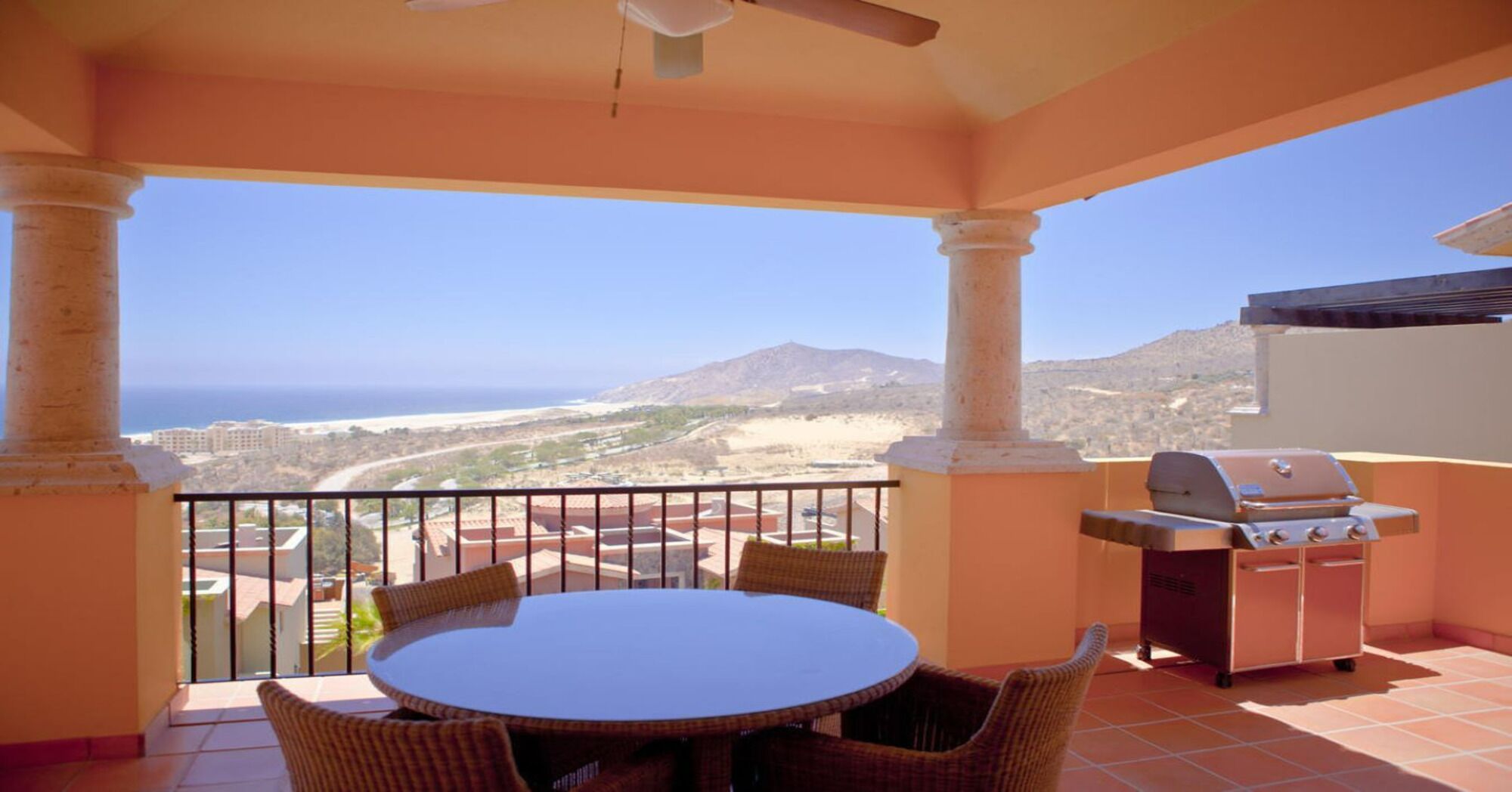 Private Balcony over looking Pacific Ocean at Montecristo, Vacation Travel Exclusives