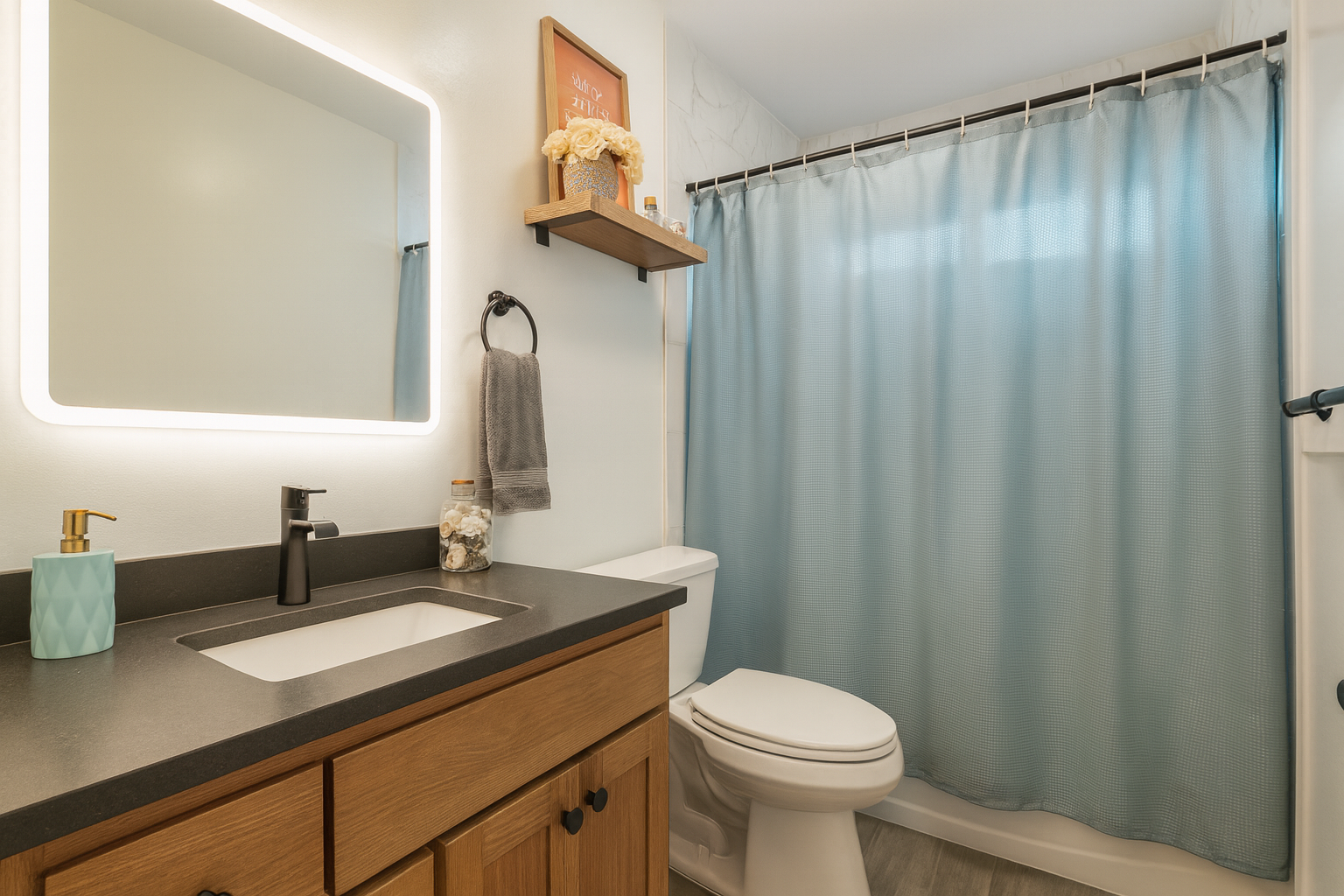 Full Bathroom 3 of 3 | Representative Interior. Finishes and decor vary by Unit