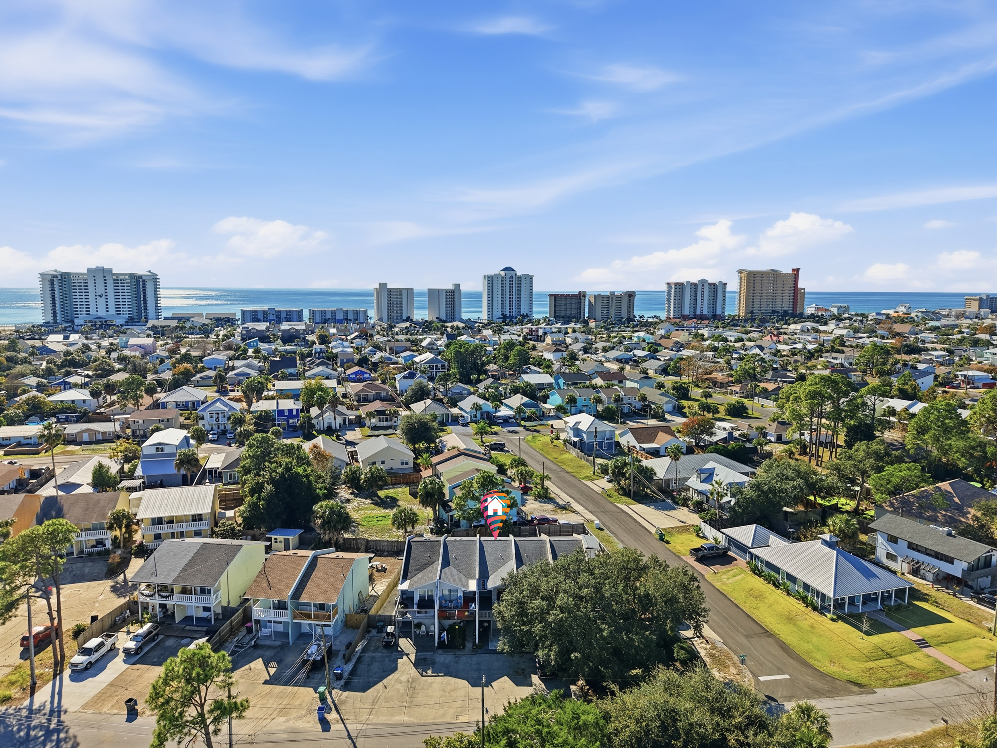 Aerial of Townhome