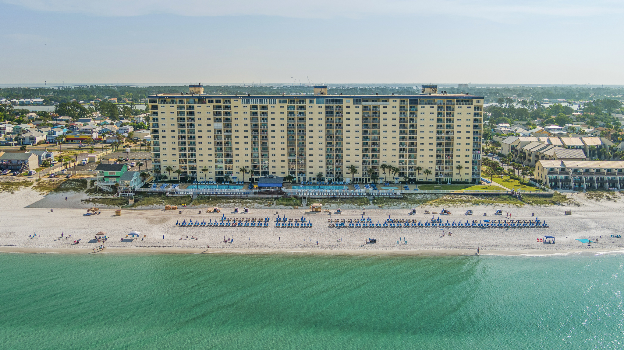 Just steps from your door to the soft, sugar-white sand, your beachfront escape starts here.