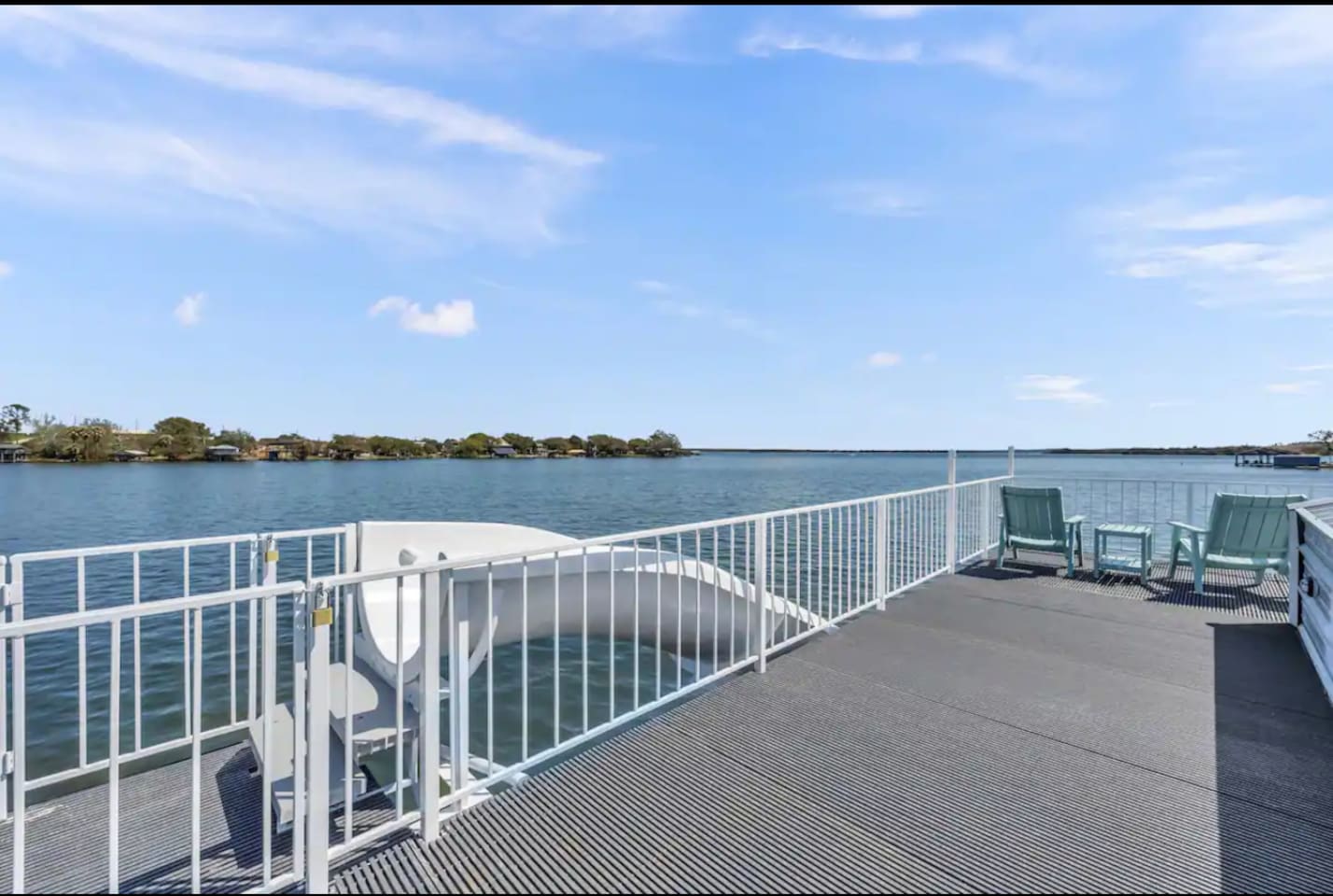 Waterslide into the lake!