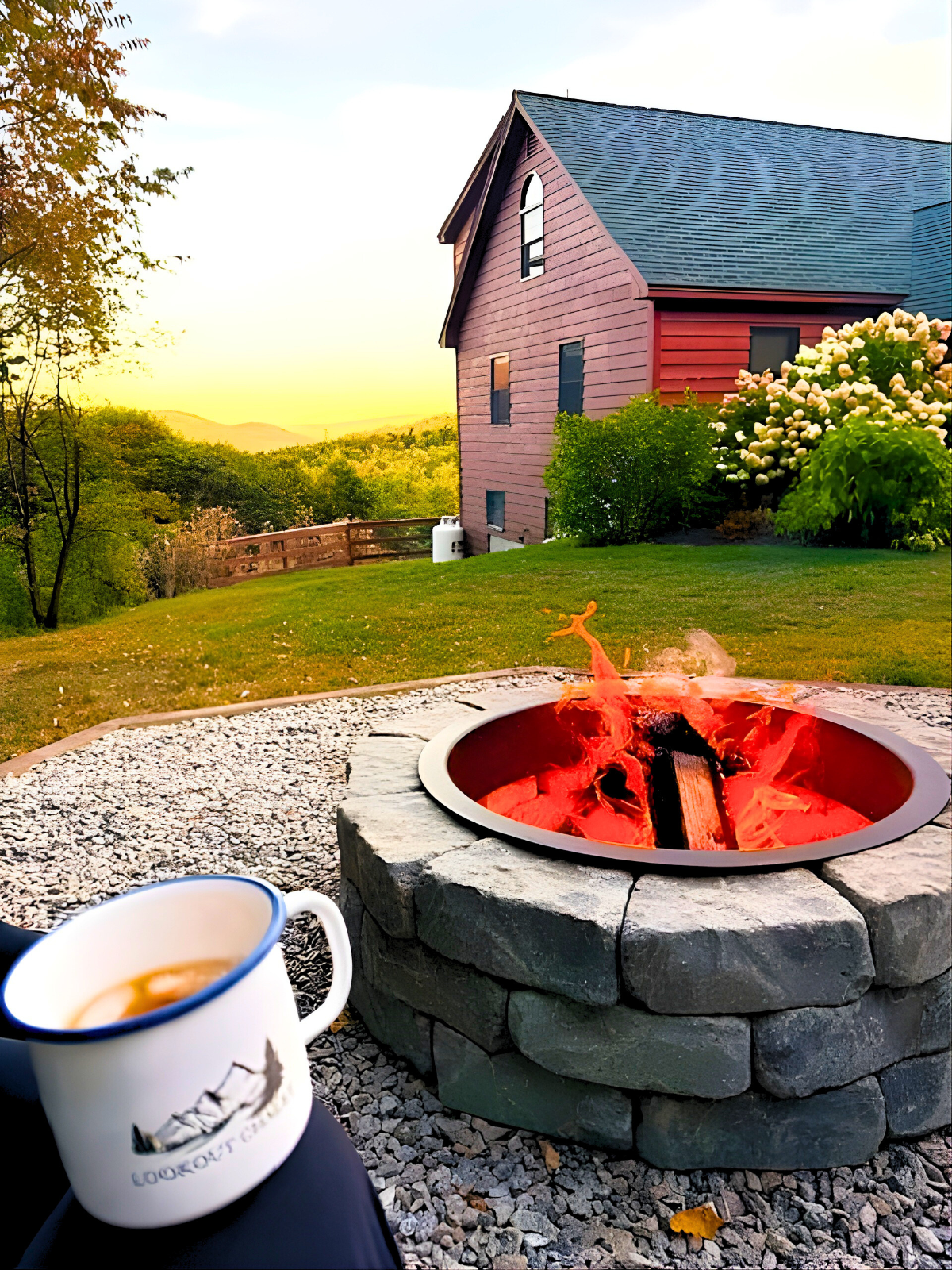 Check out our new firepit!