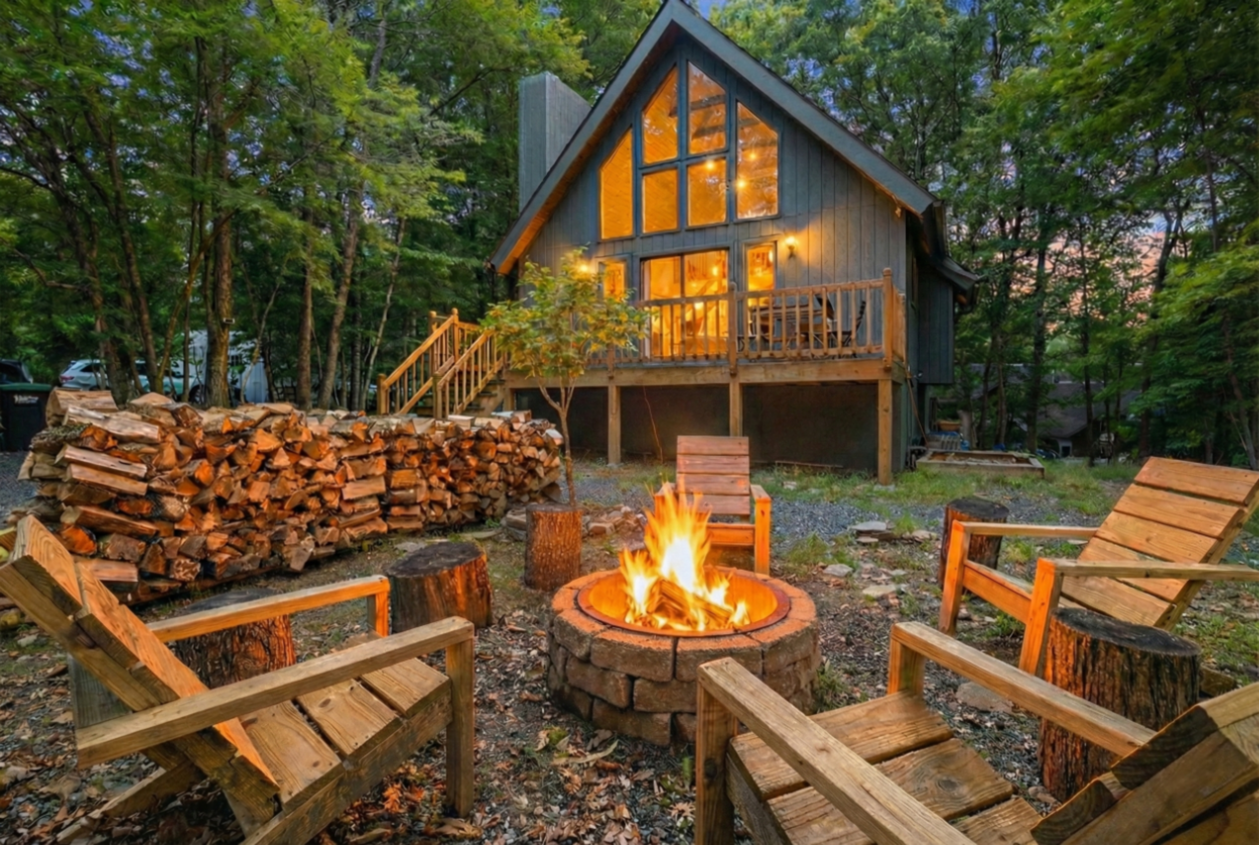 What better spot to sit, relax, enjoy the company of your favorite people and wind down after a day of adventure