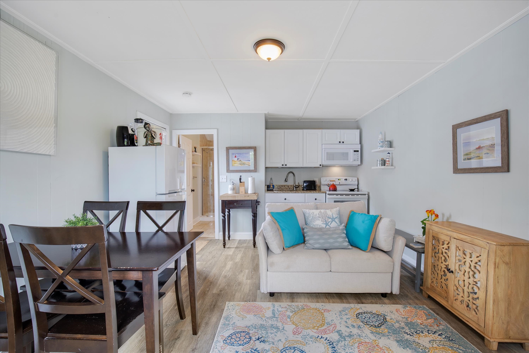 Open Living Room and Kitchen