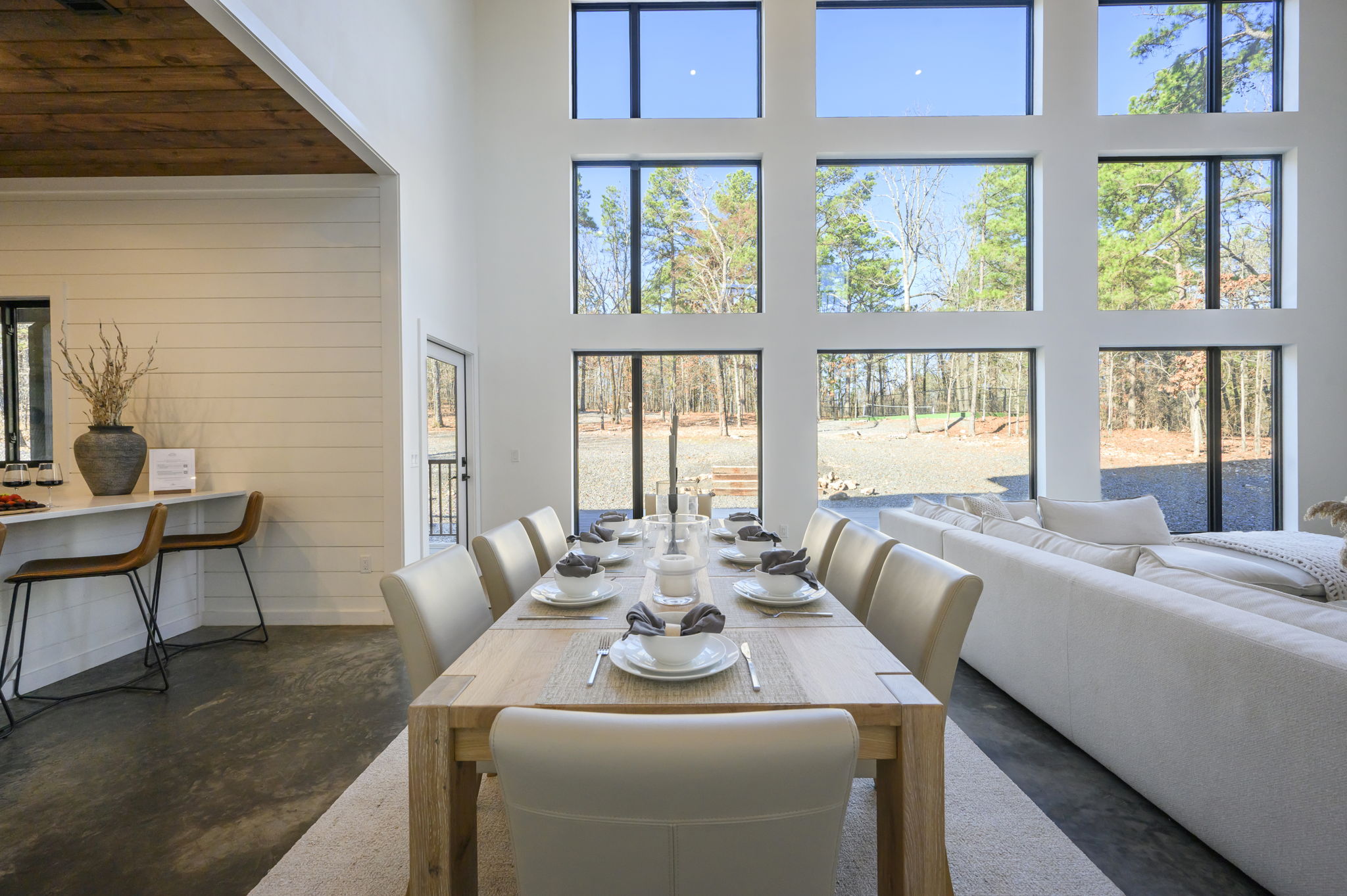Formal dining space