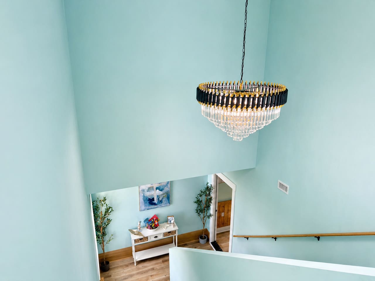 Enter a bright, airy space with elegant touches and coastal charm.