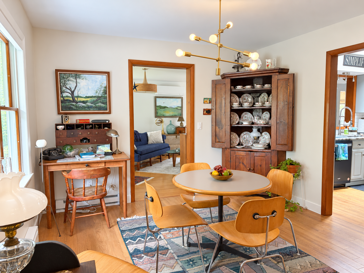 Dining room beside the kitchen.