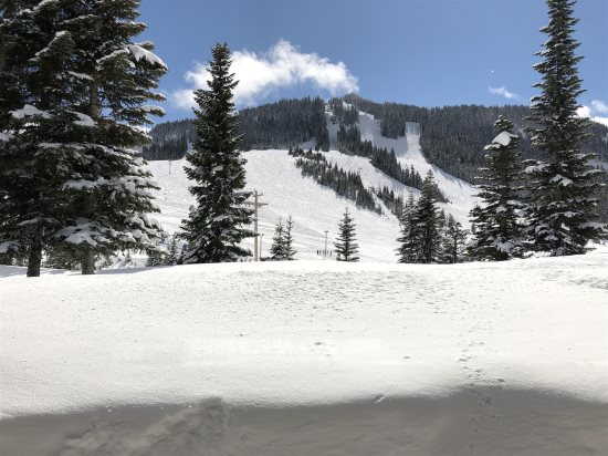 View from outside deck.