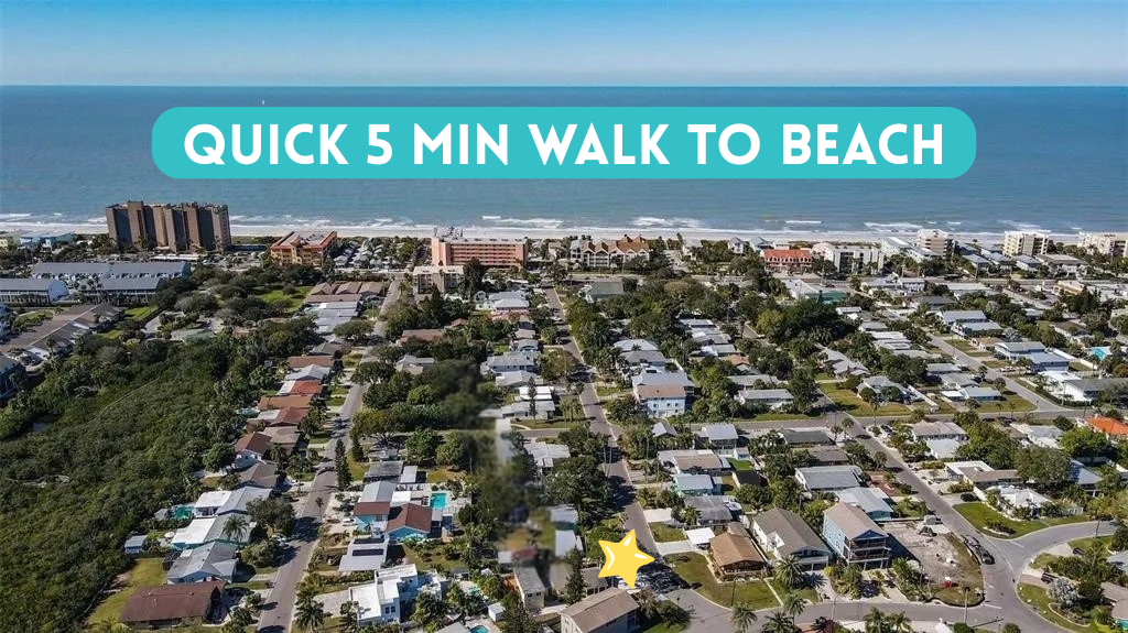 5min walk to the beach