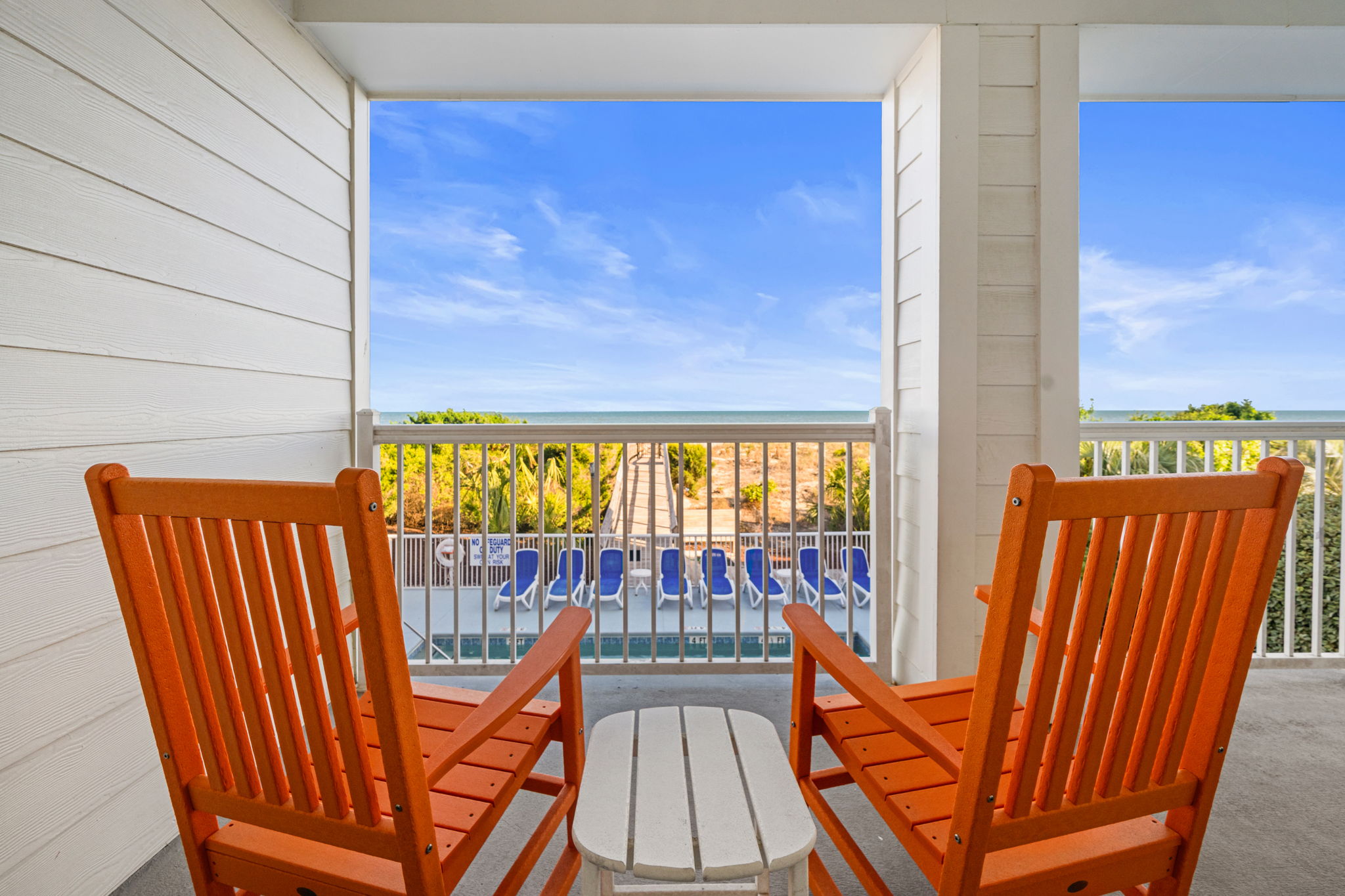 Beachfront balcony | Sand Dollar | 102 Oceanview | 1116 Ocean Blvd, Isle of Palms, SC | IOP Escapes