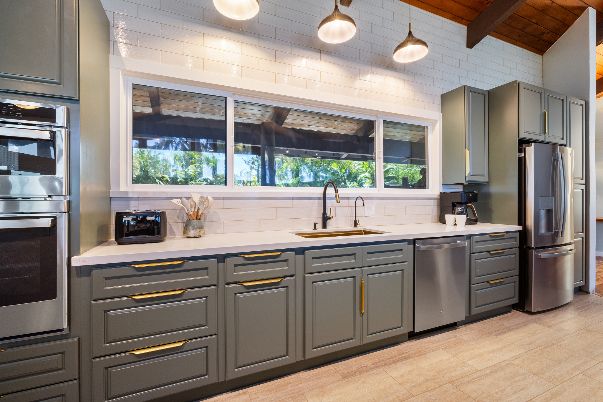 modern kitchen with new appliances