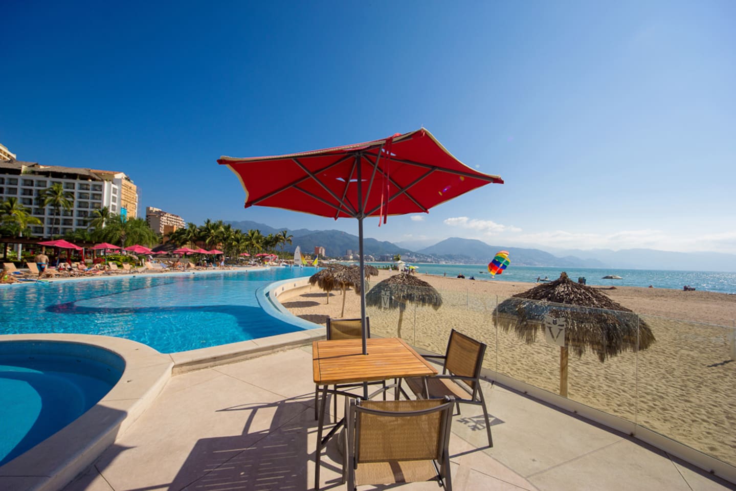Just steps from the beach