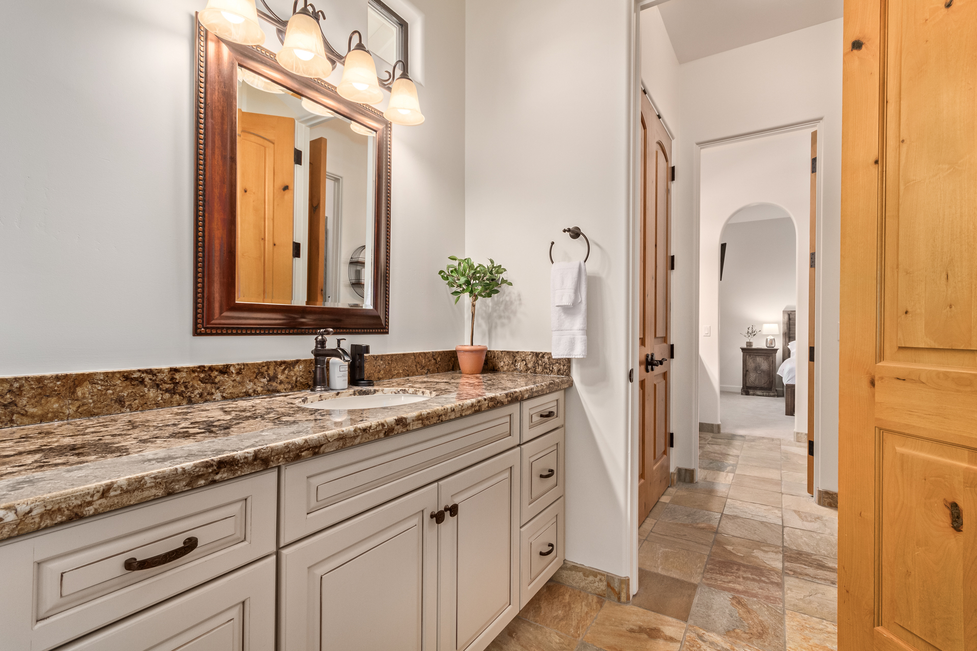 Bedroom 2 vanity - shared bath w/ bedroom 3 - tub/shower combo