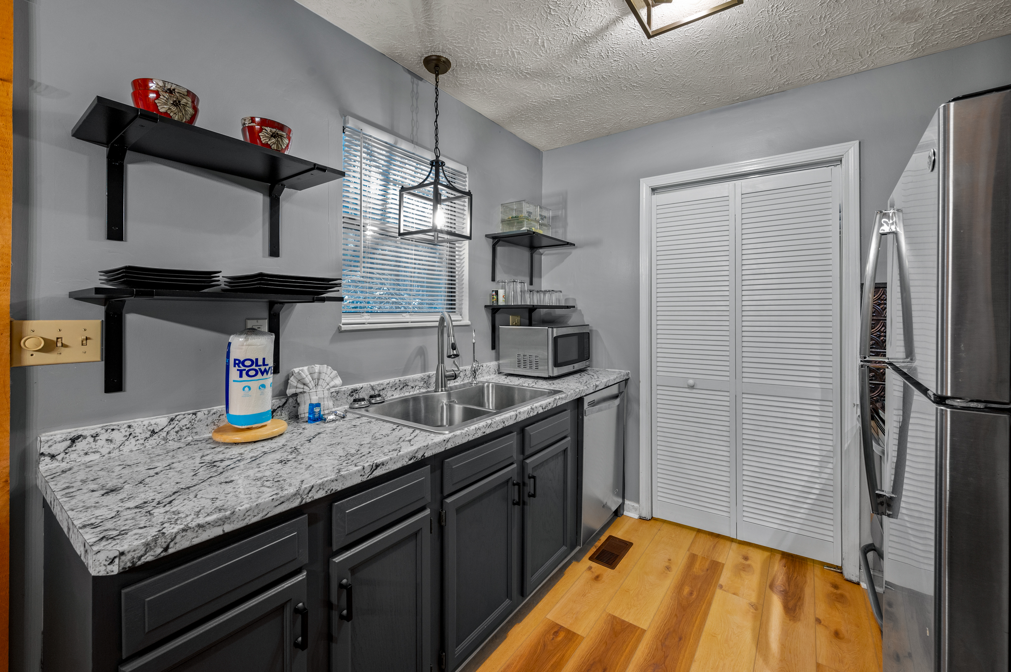 Newly updated kitchen area