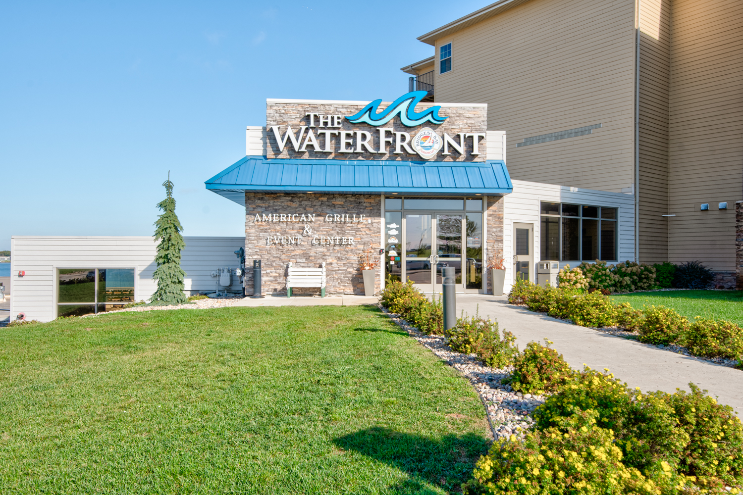 Entrance to The Waterfront Restaurant