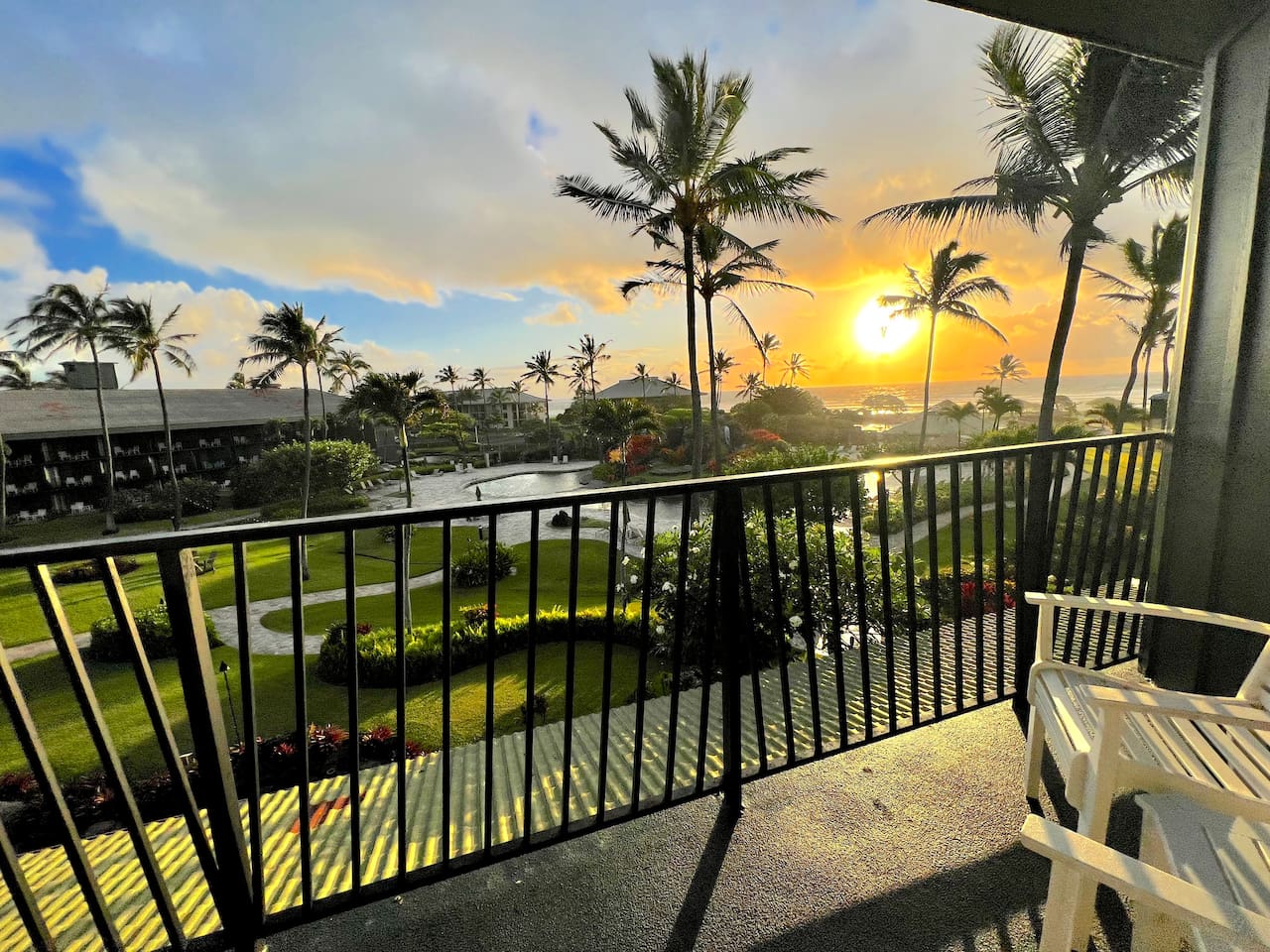 View from lanai at Unit 2444