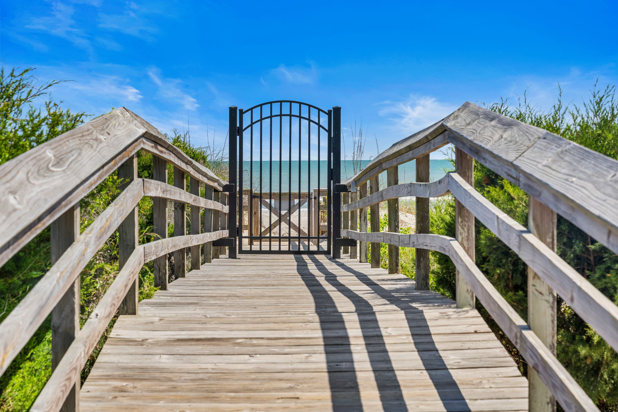 Beach gate  | Morning Sunrise | 302 Oceanview | 1116 Ocean Blvd, Isle of Palms, SC | IOP Escapes