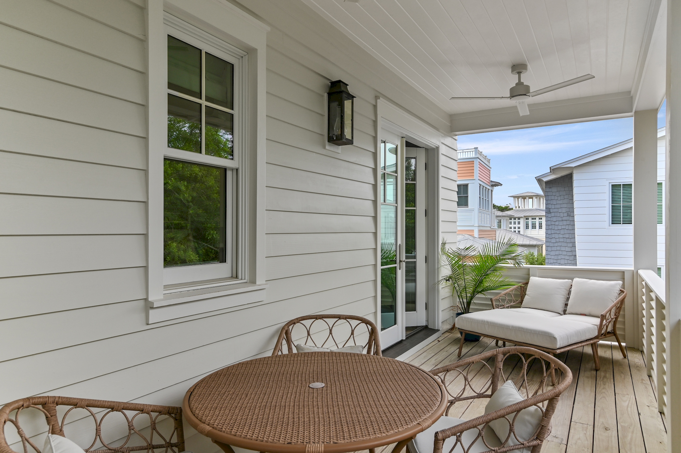 Relax on the 2nd floor covered porch.