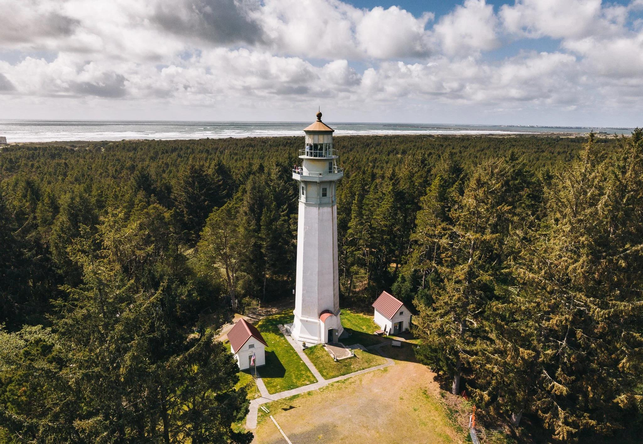 {Grays Harbor Lighthouse} Visit Washington's tallest lighthouse and take in sweeping views of the coastline from this iconic local landmark.