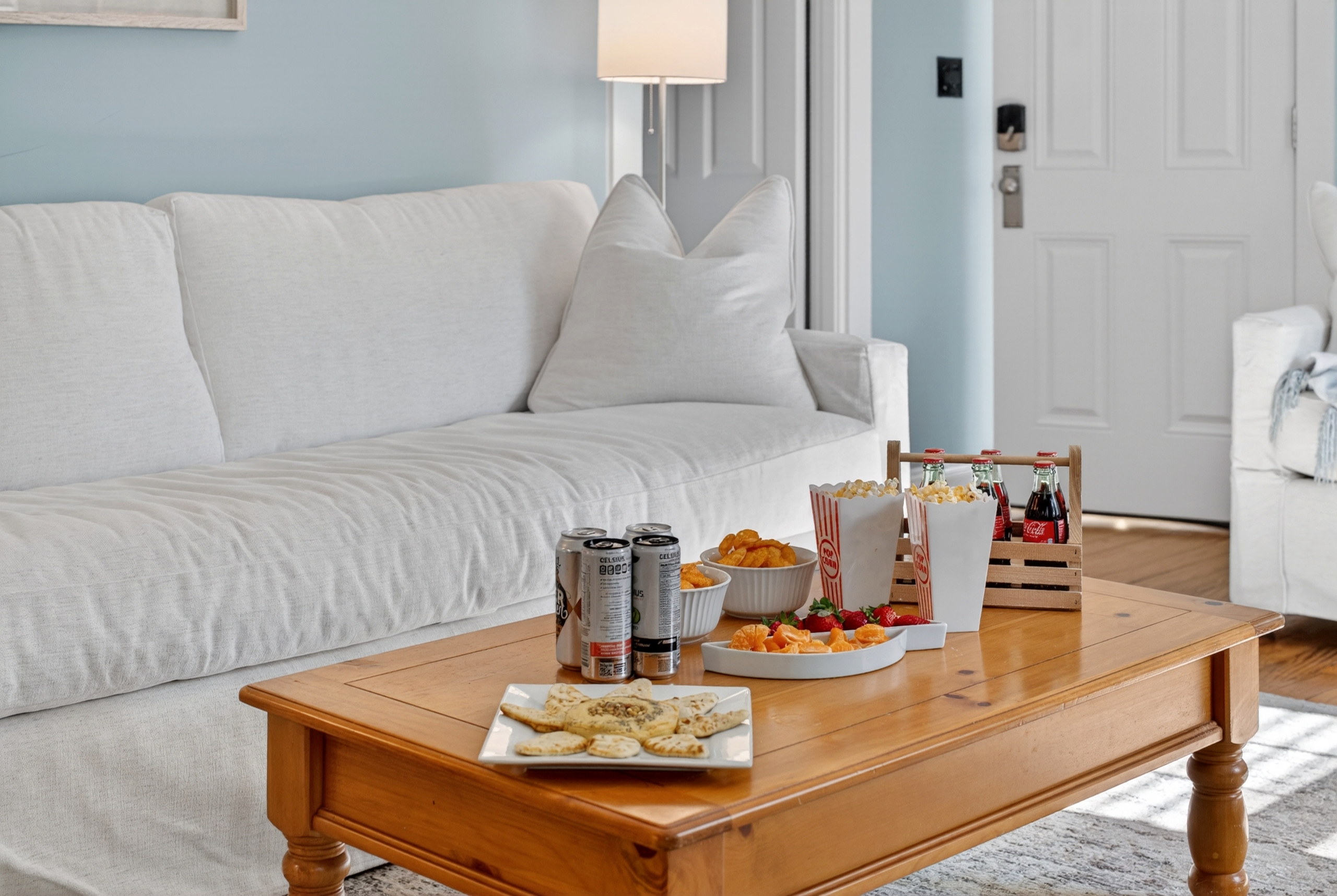 Enjoying sharing snacks while watching a movie or diving into a fun board game night.