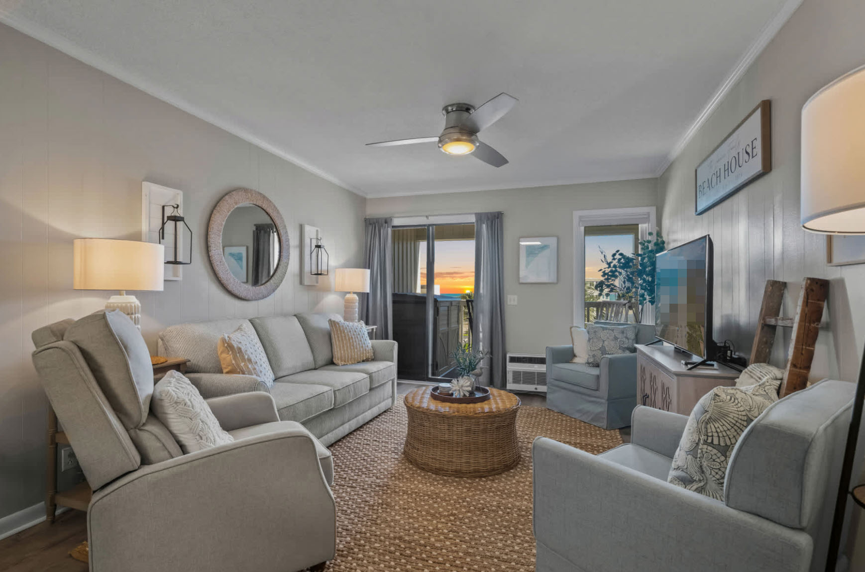 Enjoy a Sunrise View right from the Living Room