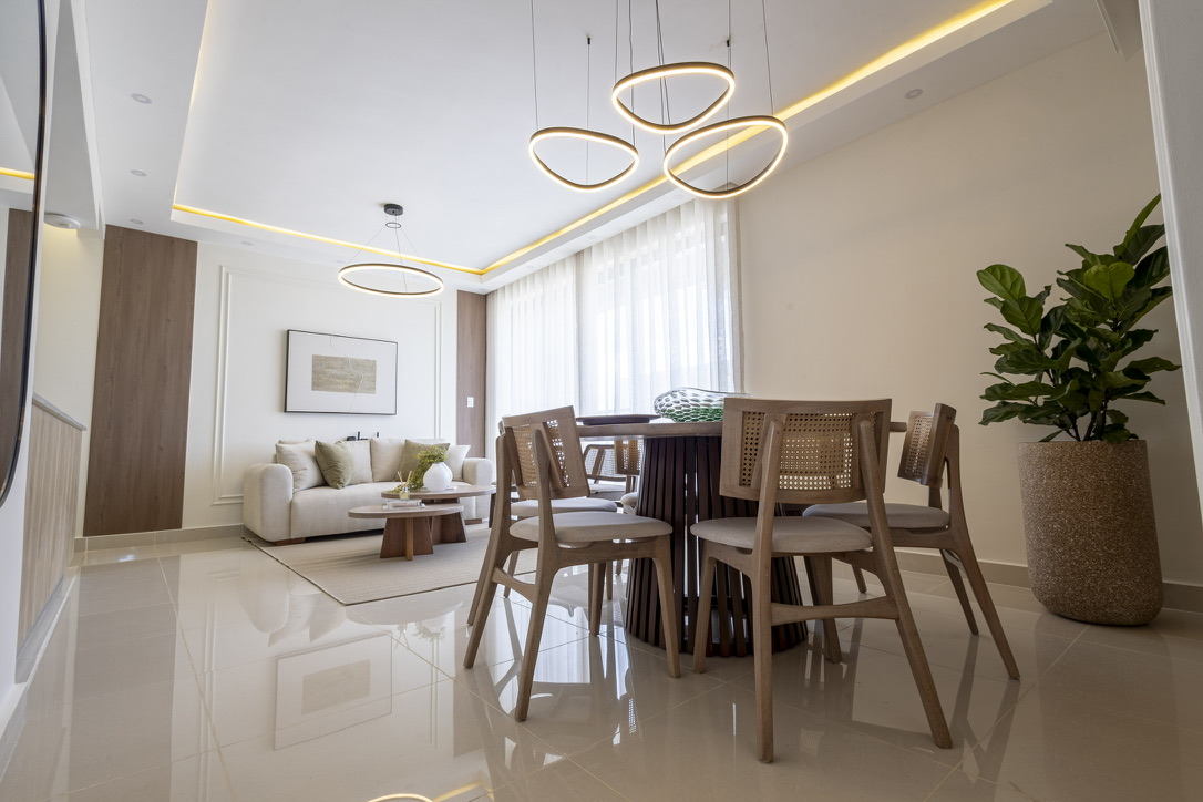 Gather around the dining table with seating for six—perfect for shared meals, morning coffee, or planning the day ahead. 🍽️✨